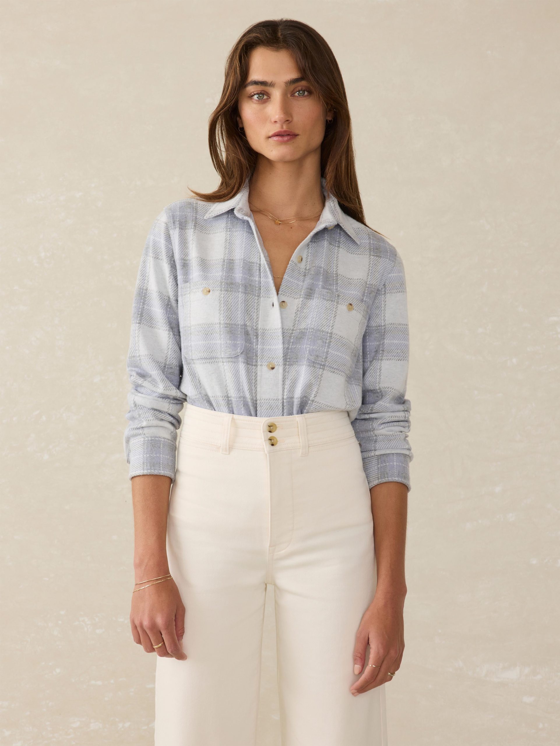 Legend? Sweater Shirt - Blue Ravine Plaid