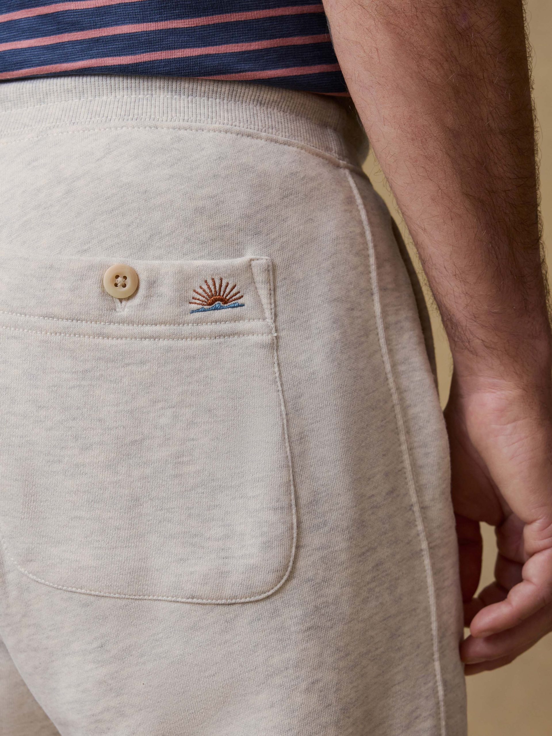 High Standard Fleece Sweatpant - Antique Ivory Heather - Image 3
