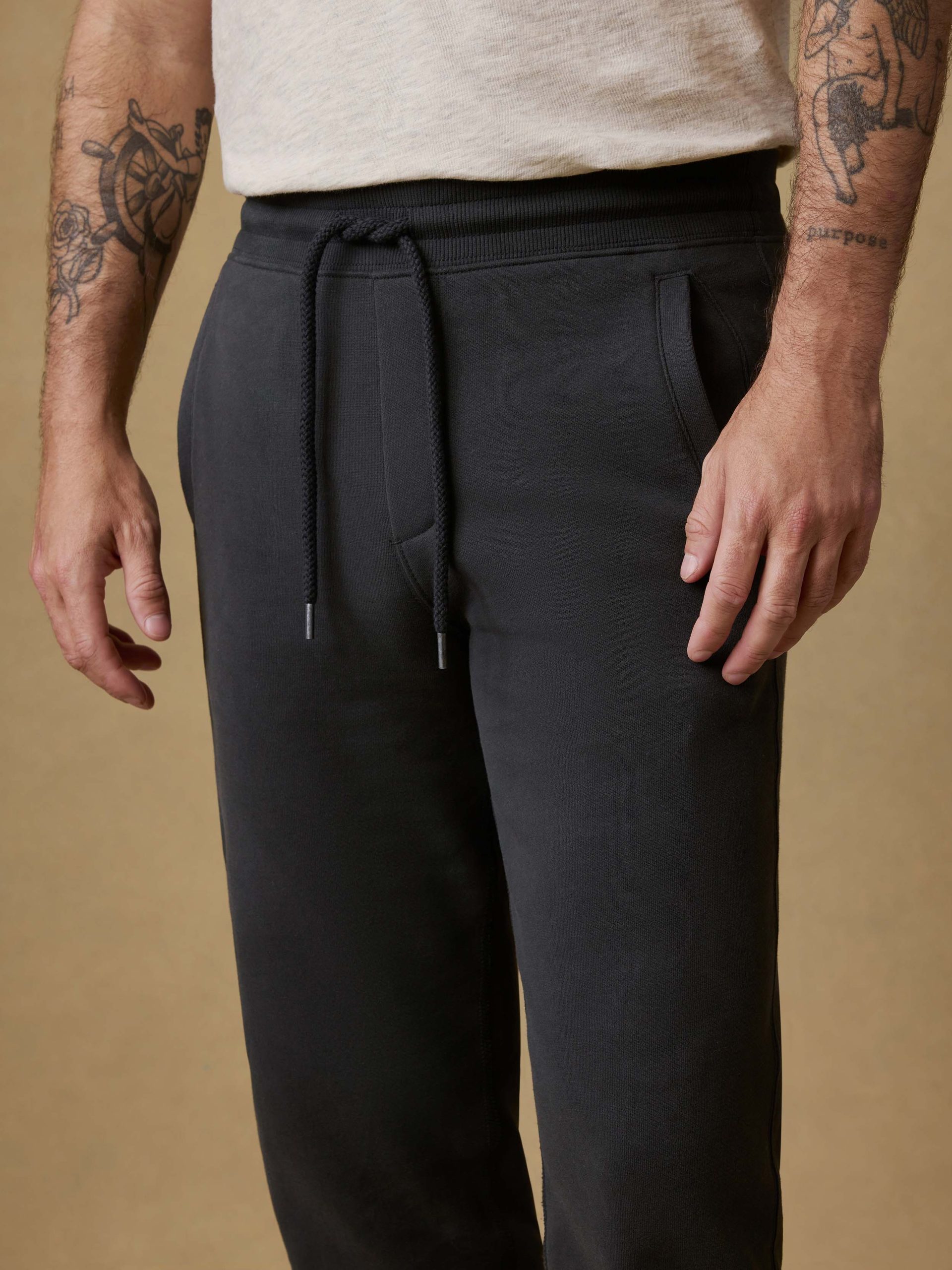 High Standard Fleece Sweatpant - Mountain Black - Image 3