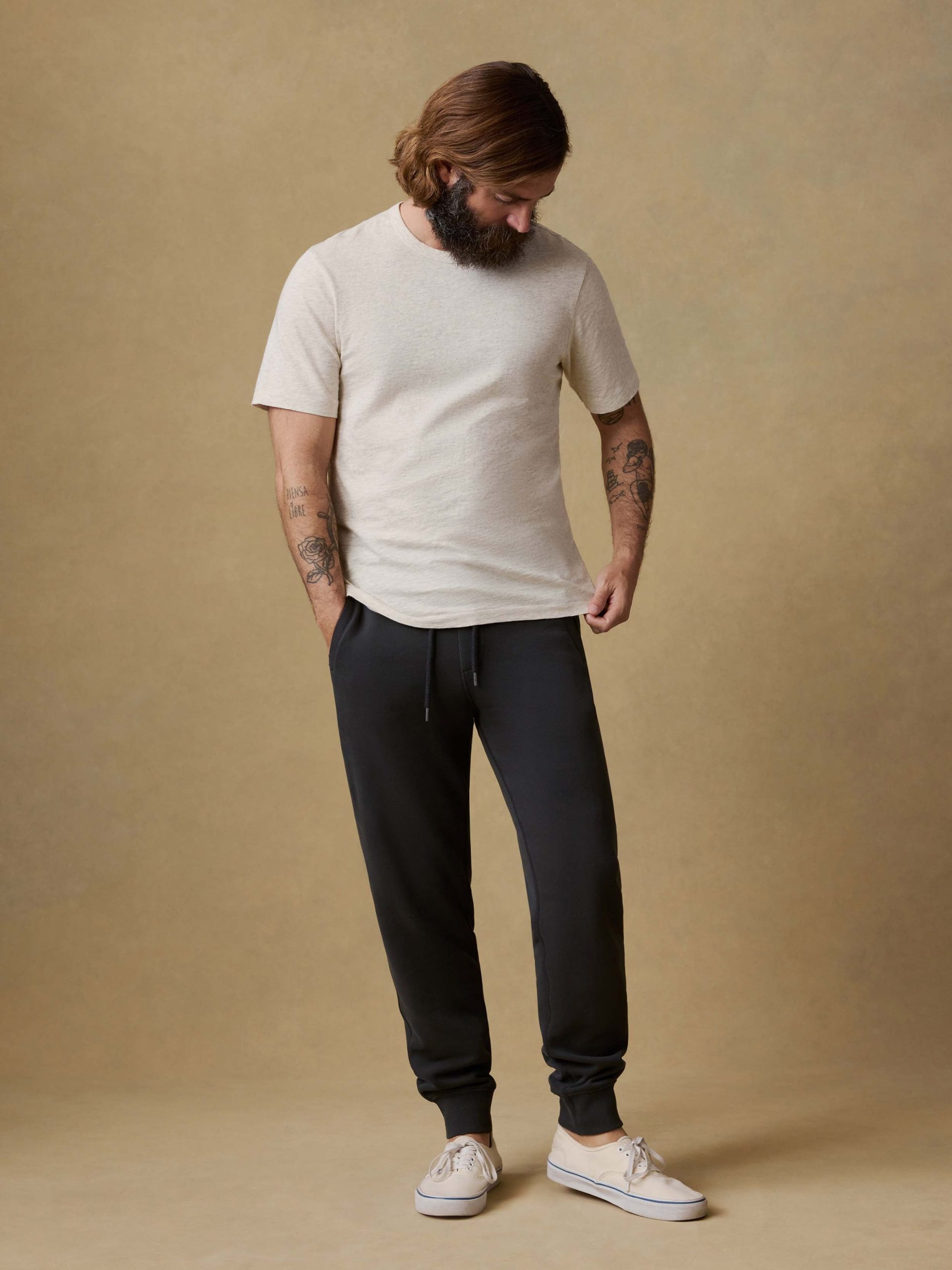 High Standard Fleece Sweatpant - Mountain Black - Image 2