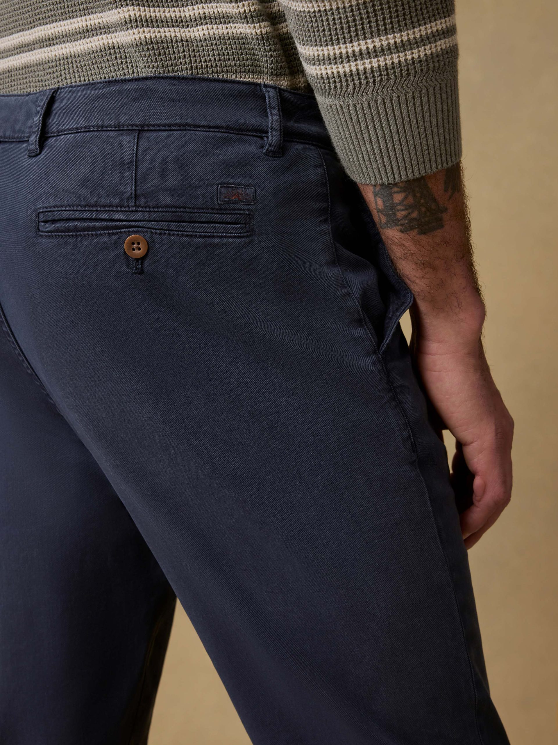 Coastline Stretch Chino - Blue Nights - Image 5