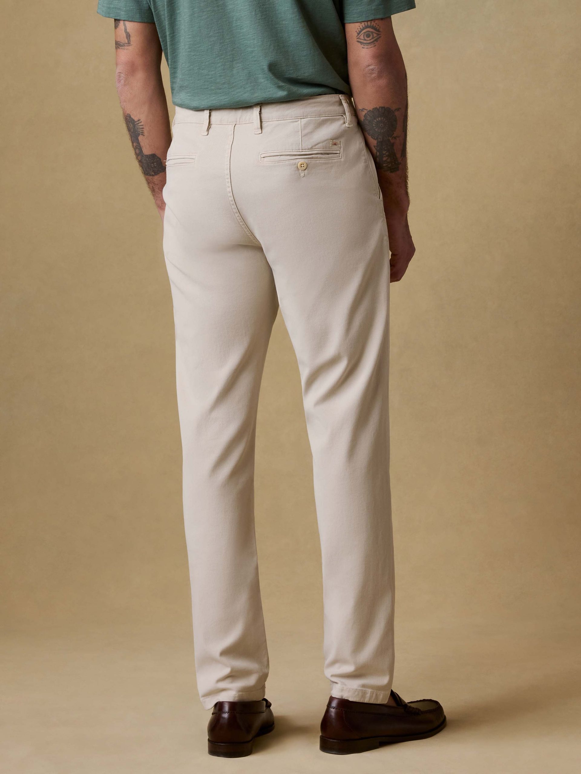 Coastline Stretch Chino - Stone - Image 4