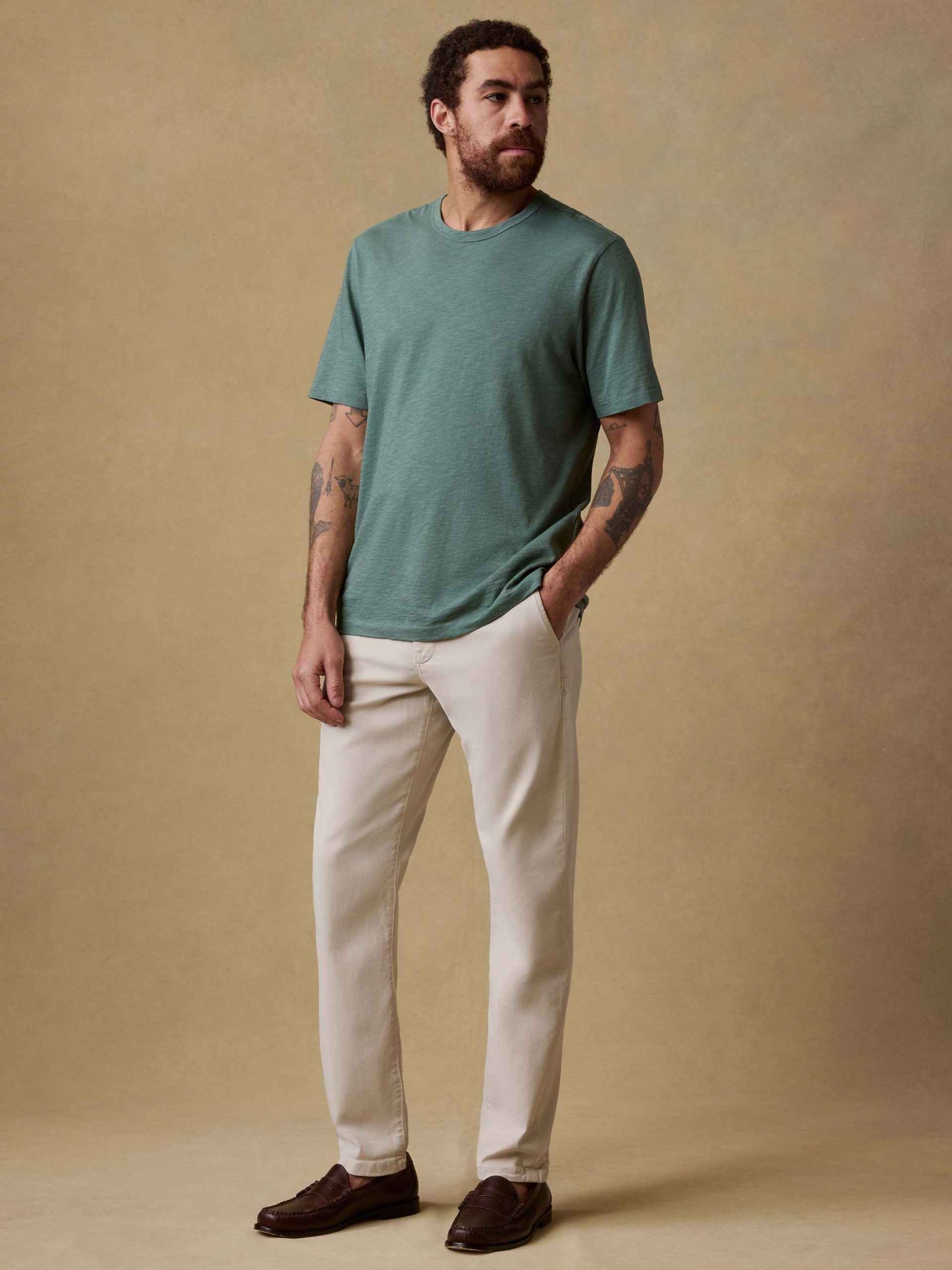 Coastline Stretch Chino - Stone