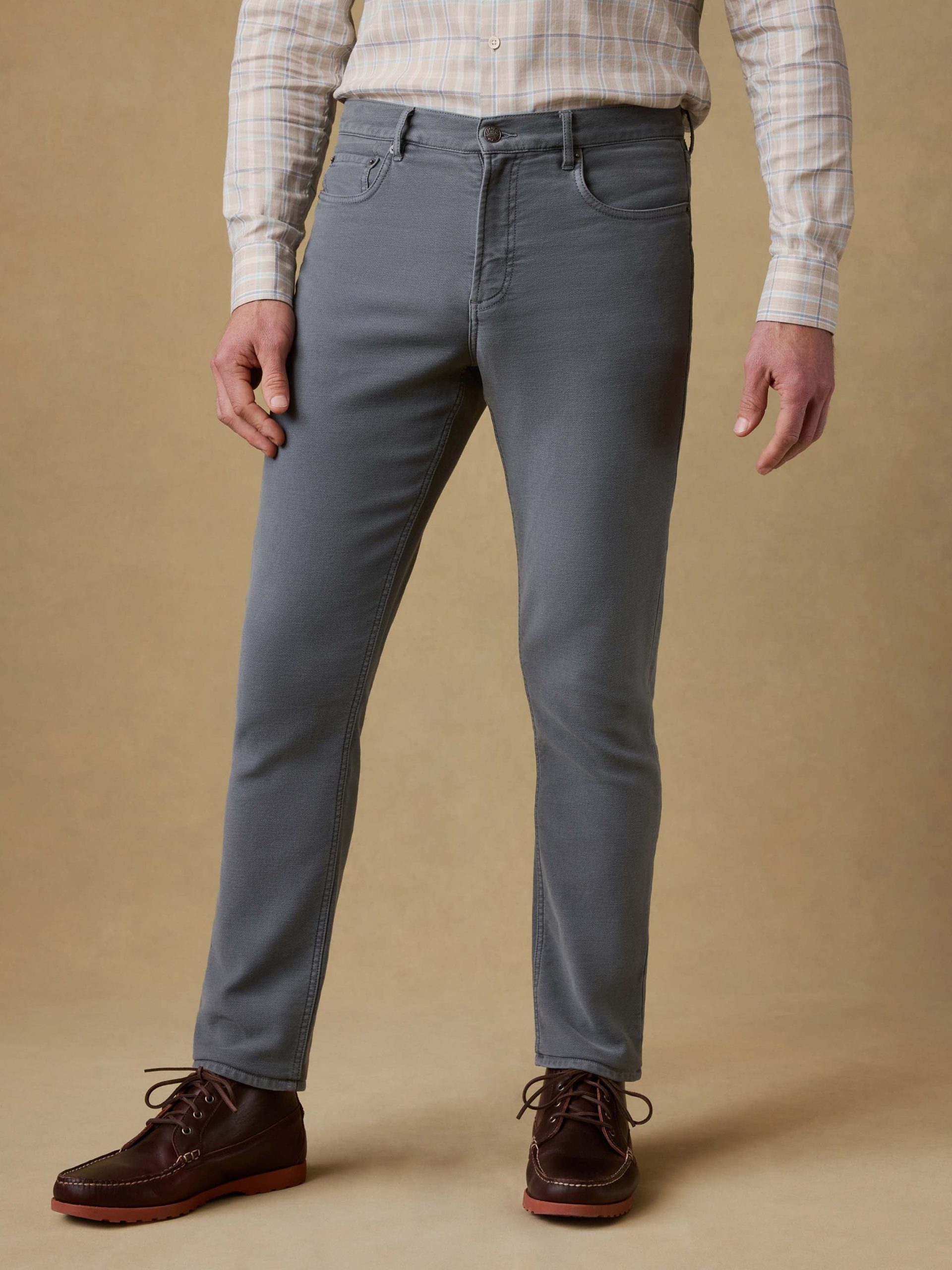 Stretch Terry 5-Pocket Pant - Slate - Image 2