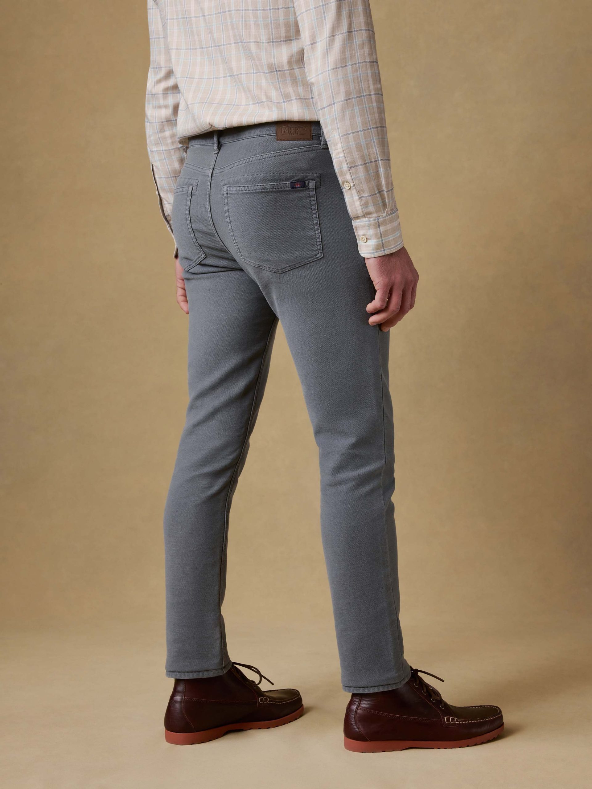 Stretch Terry 5-Pocket Pant - Slate - Image 5