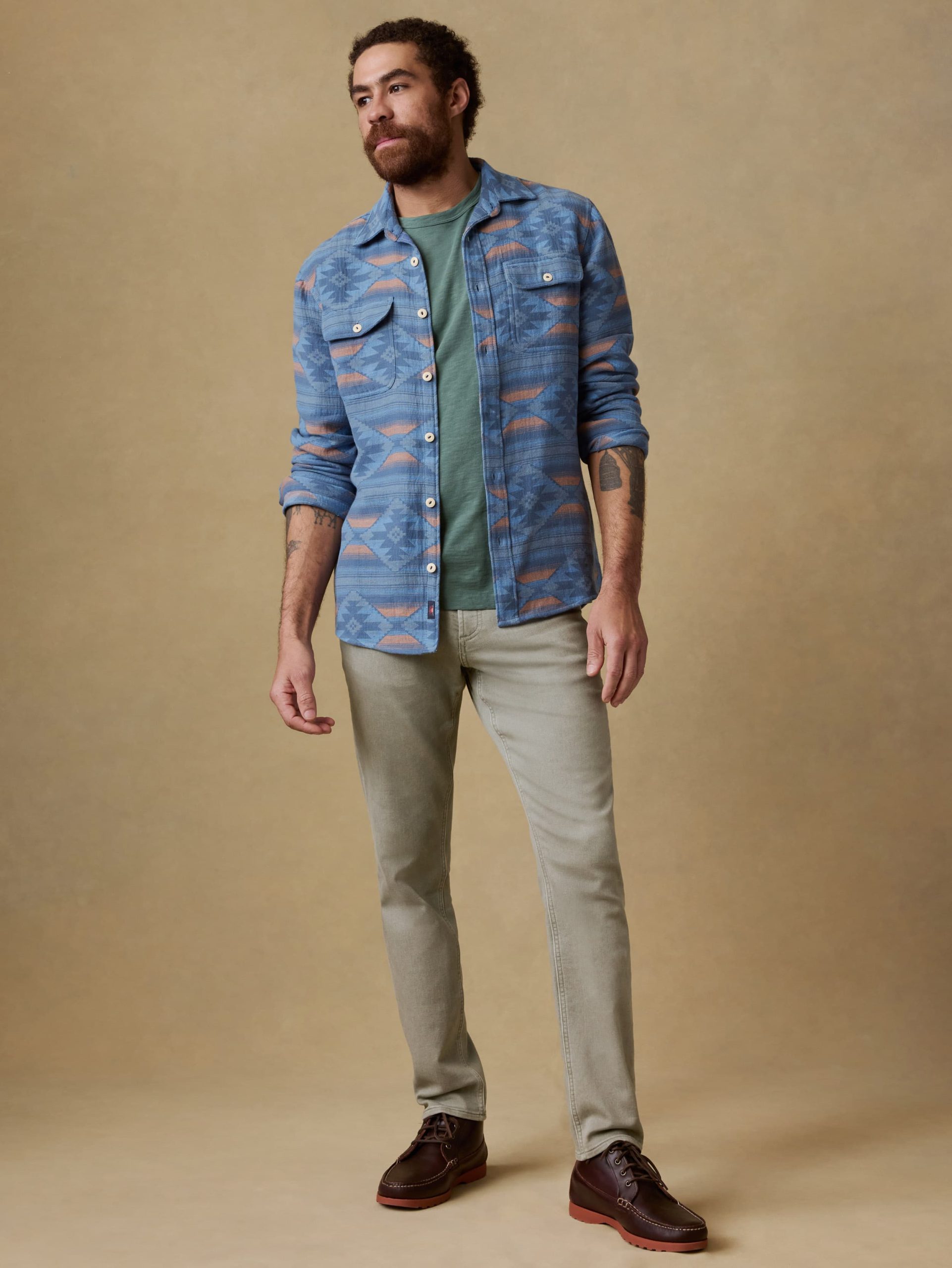 Stretch Terry 5-Pocket Pant - Coastal Sage - Image 3