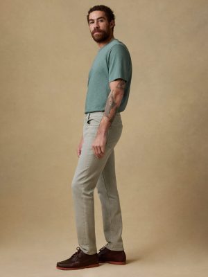 Stretch Terry 5-Pocket Pant - Coastal Sage