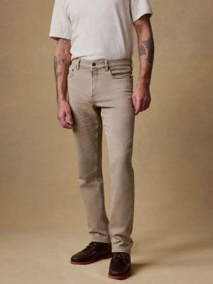 Stretch Terry 5-Pocket Pant - Desert Khaki