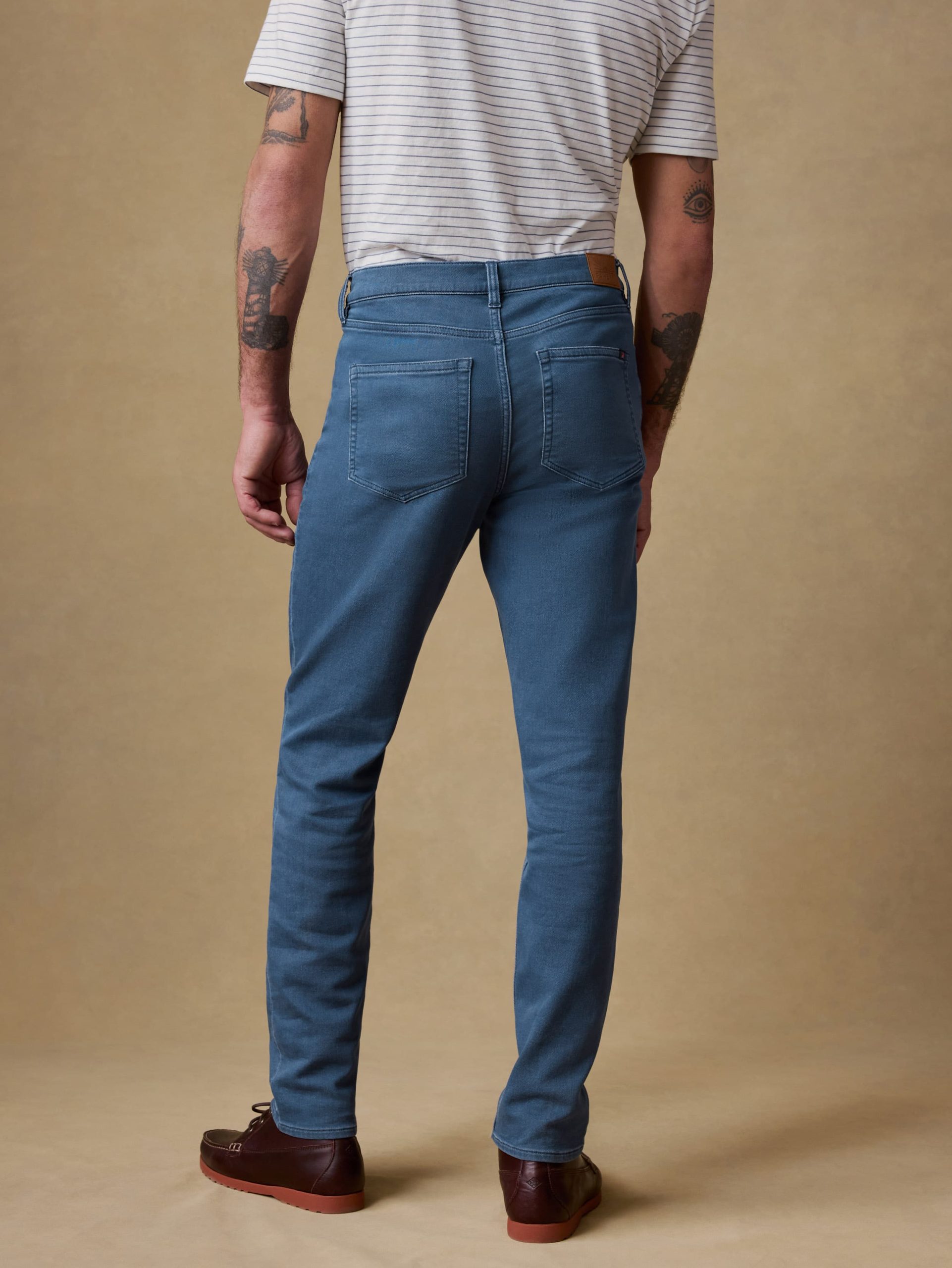 Stretch Terry 5-Pocket Pant - Pacific Tides - Image 3