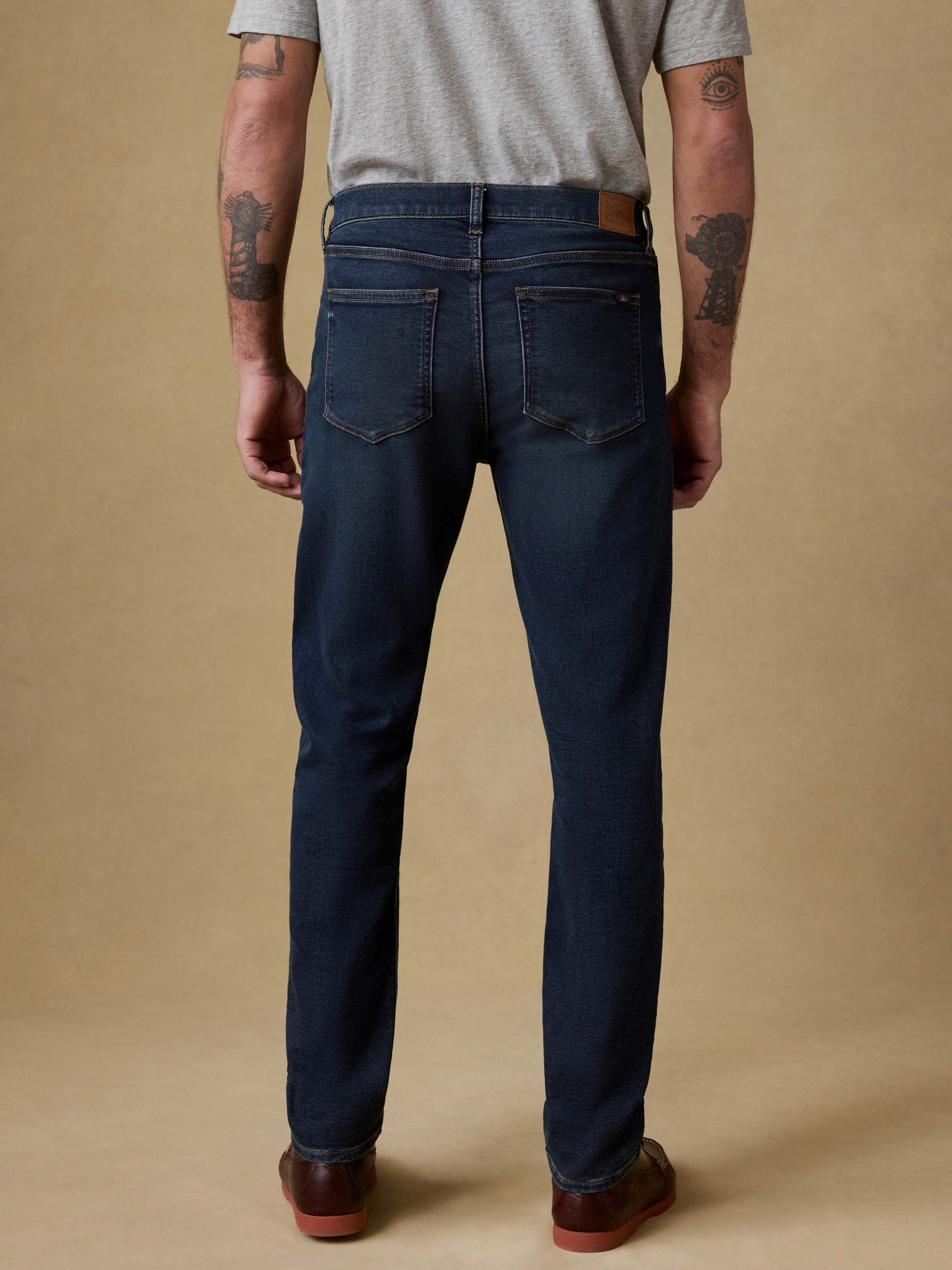 Stretch Terry Indigo 5-Pocket Pant - Belmar Coast Wash - Image 2