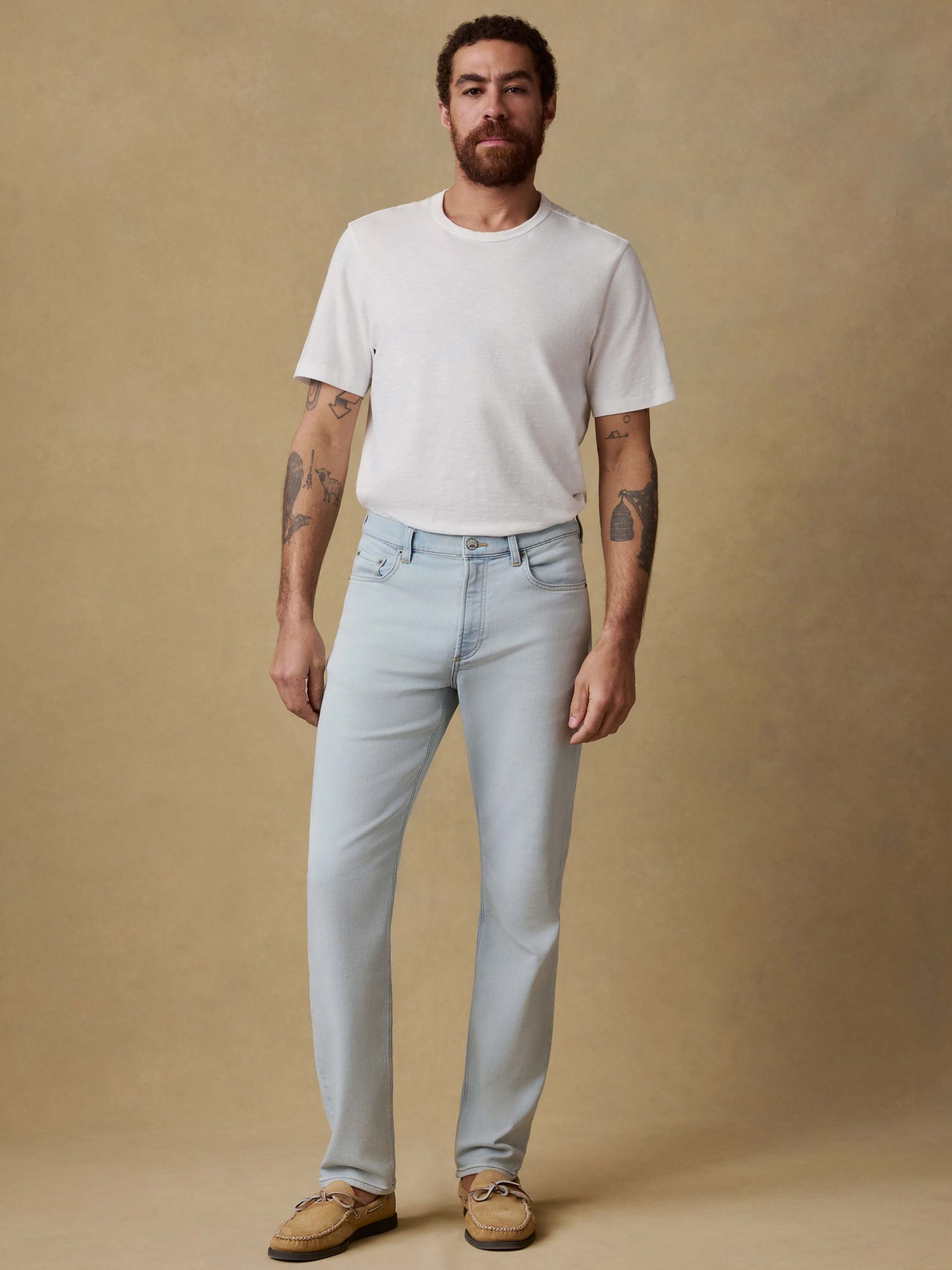 Stretch Terry Indigo 5 Pocket - Riverbend Wash