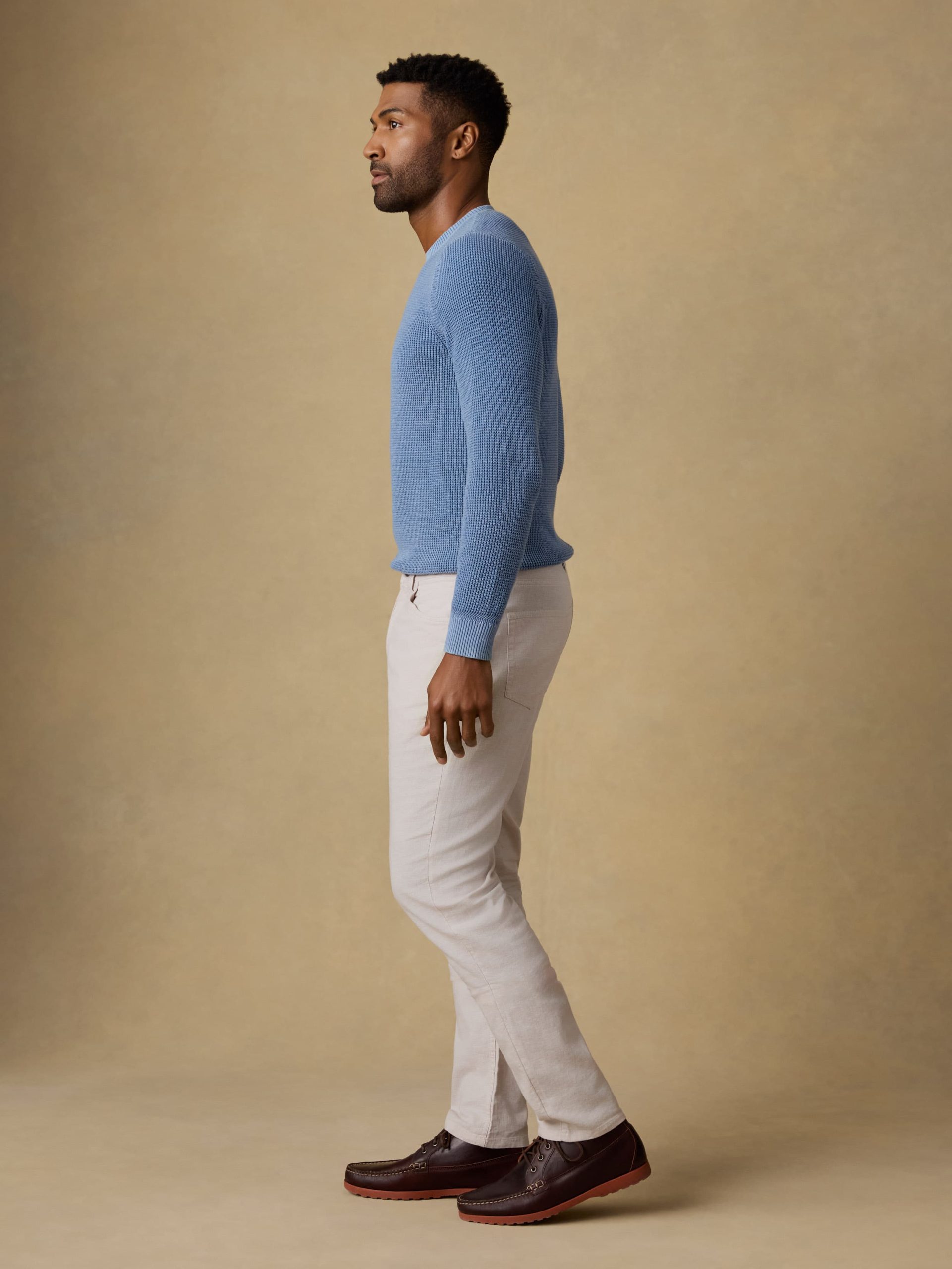Movement? Linen 5-Pocket Pant - Dorset Sand - Image 4