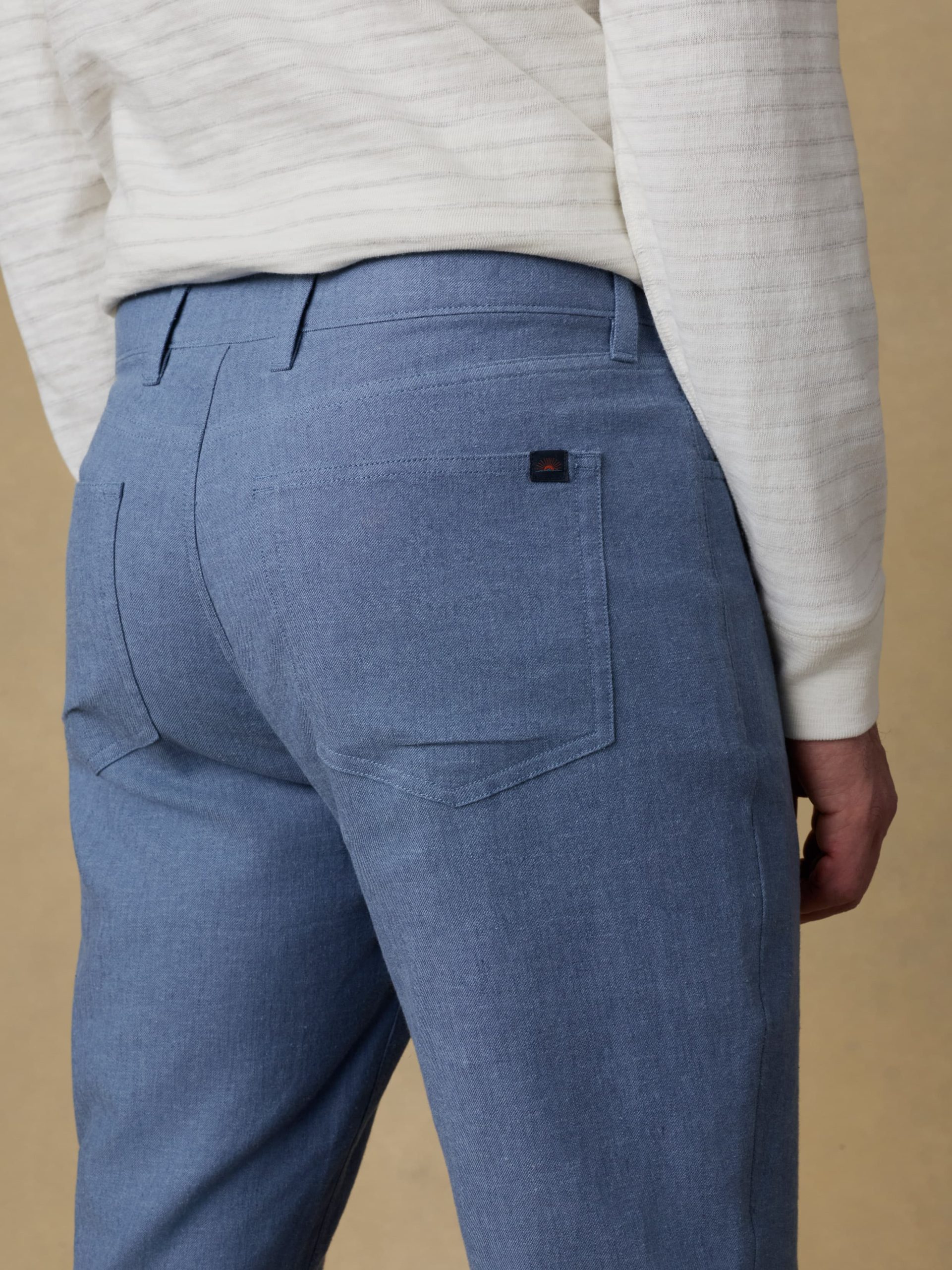 Movement? Linen 5-Pocket Pant - Dusk Blue - Image 6