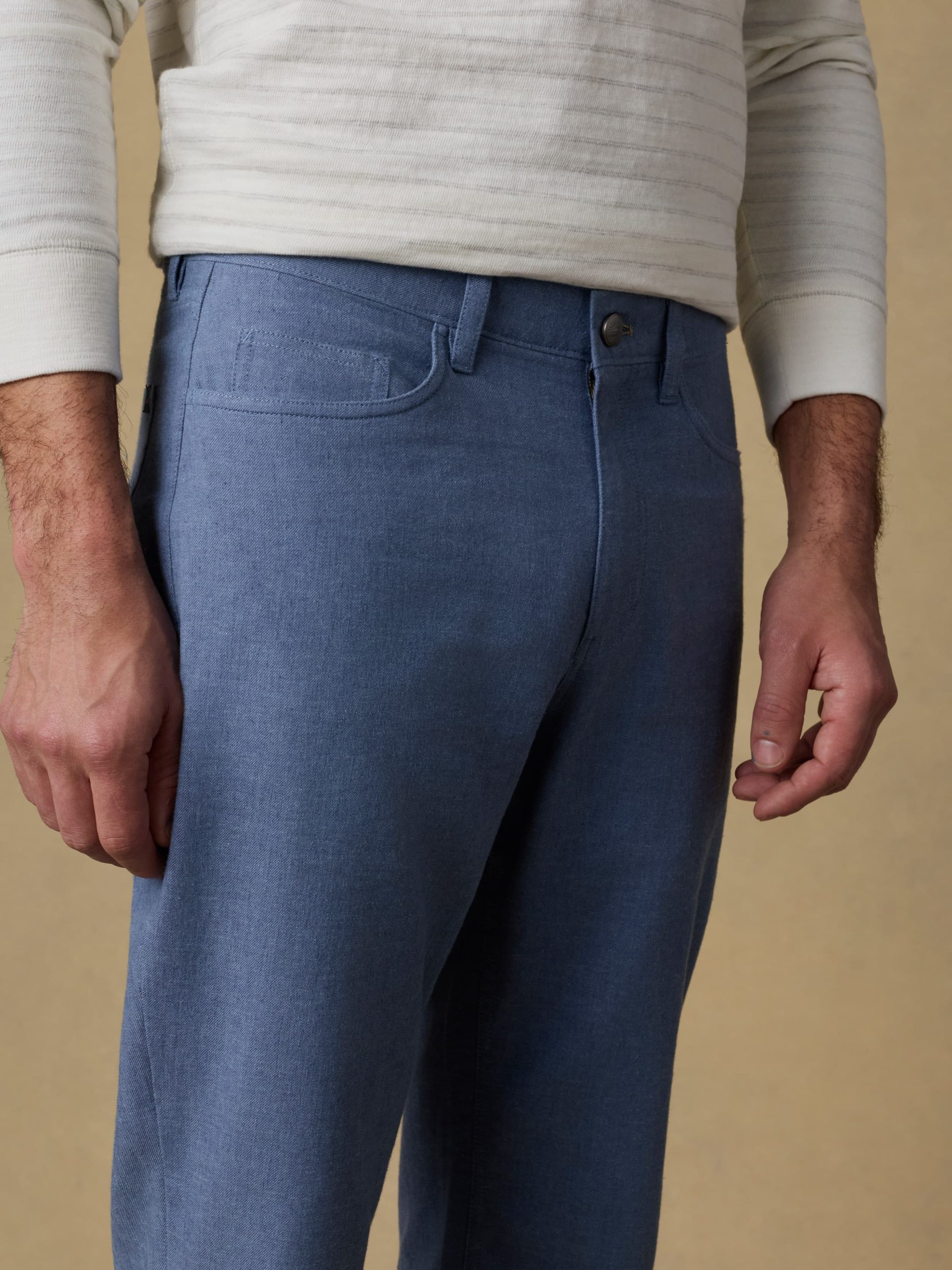 Movement? Linen 5-Pocket Pant - Dusk Blue - Image 5