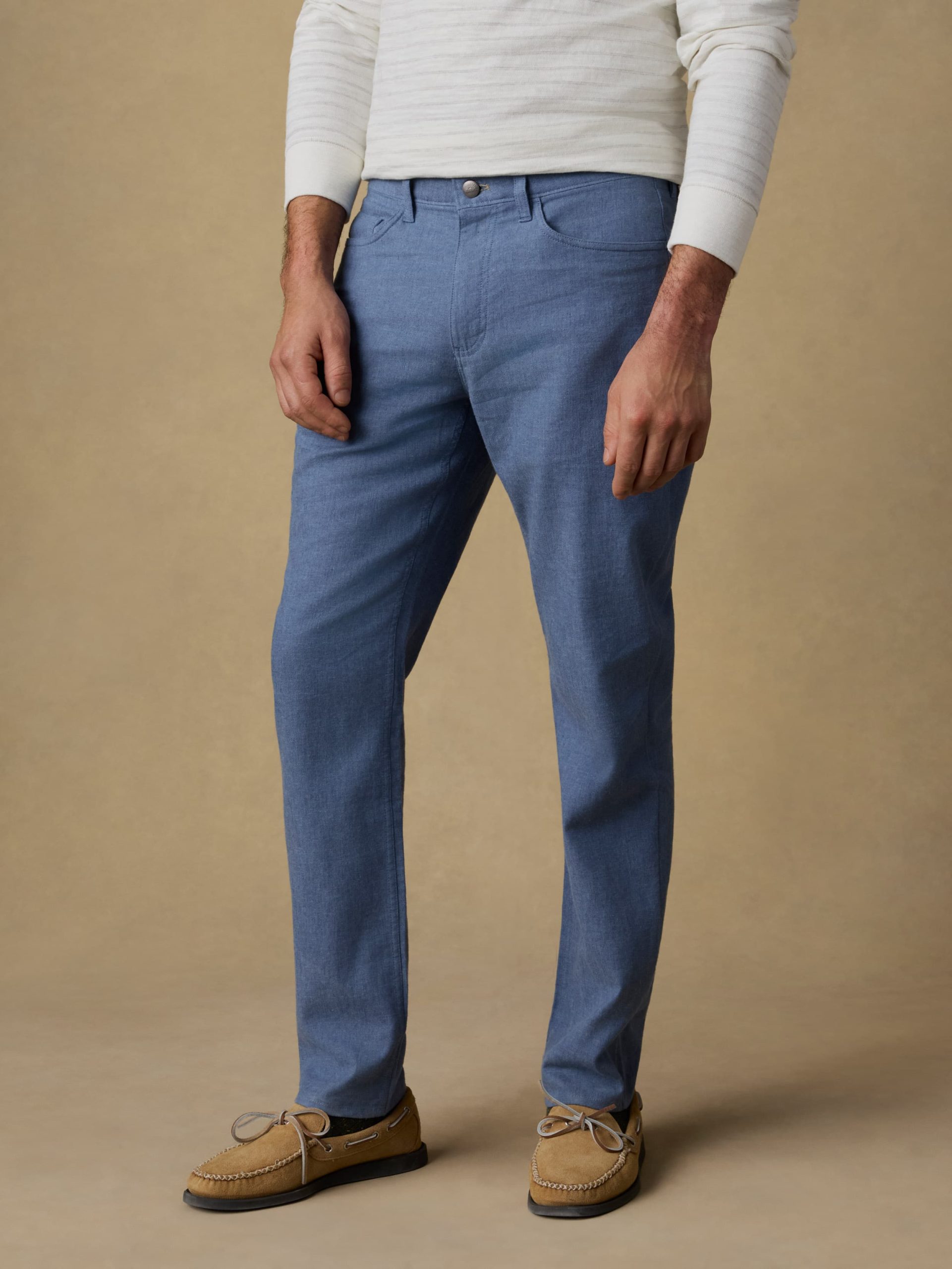 Movement? Linen 5-Pocket Pant - Dusk Blue - Image 3