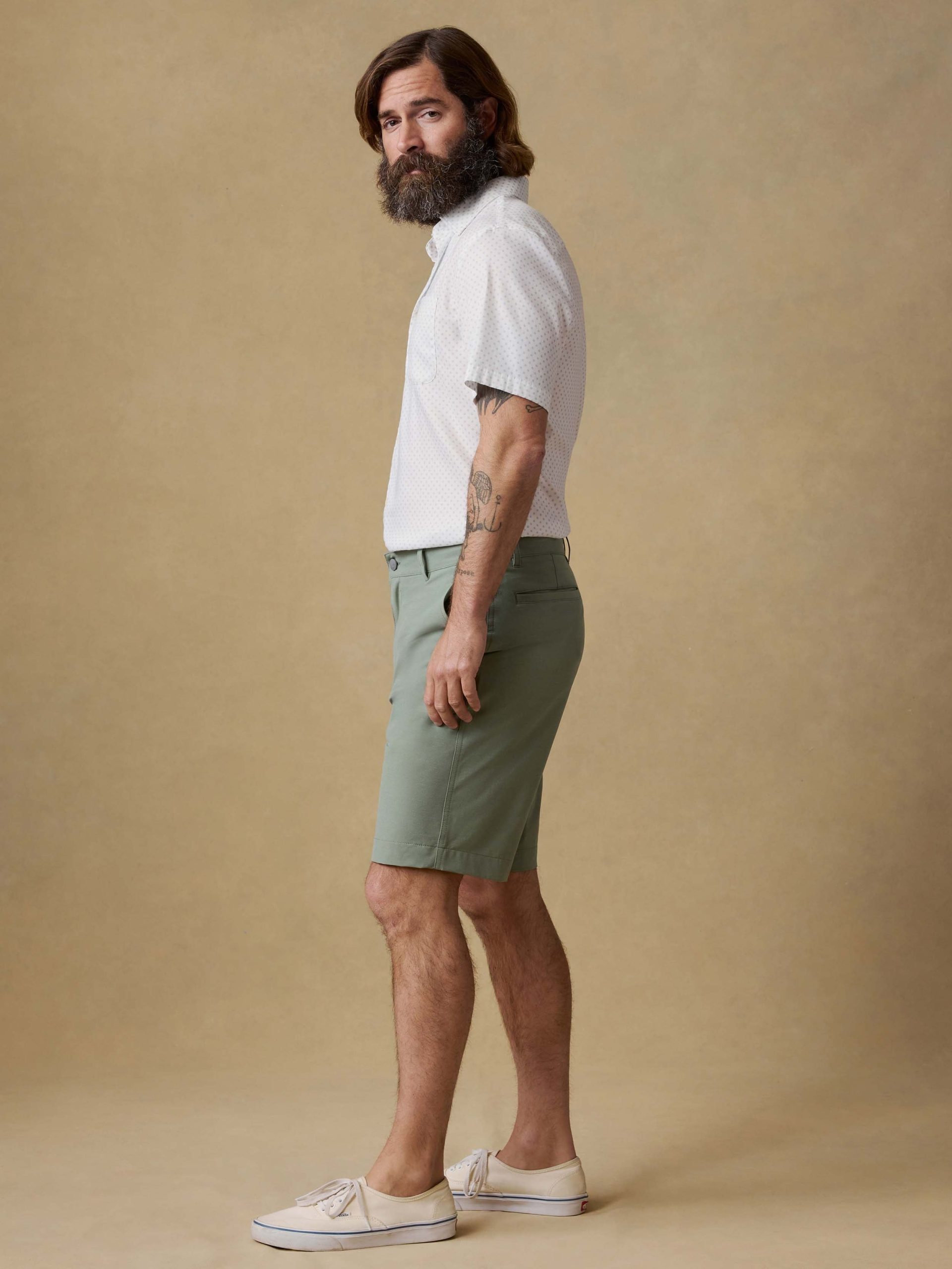 All Day? Short 2.0 (9) - Trail Olive - Image 4