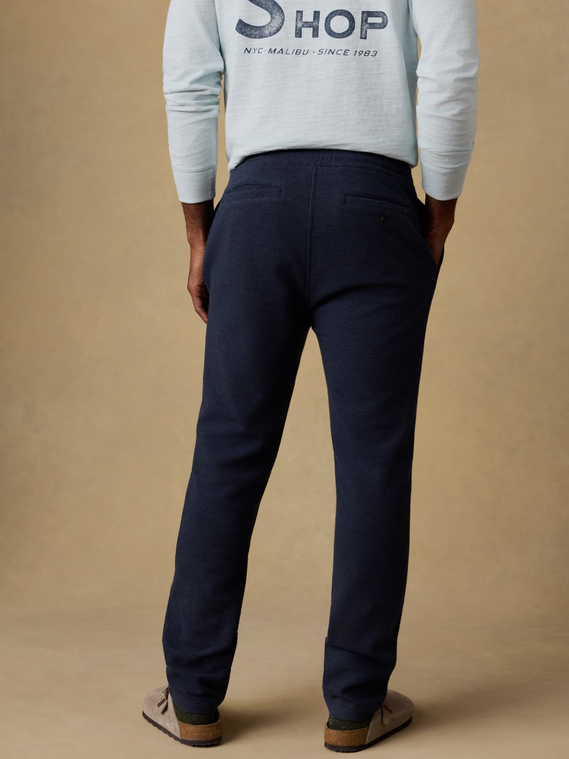 Highland Knit Pant - Navy Ridge Melange - Image 5
