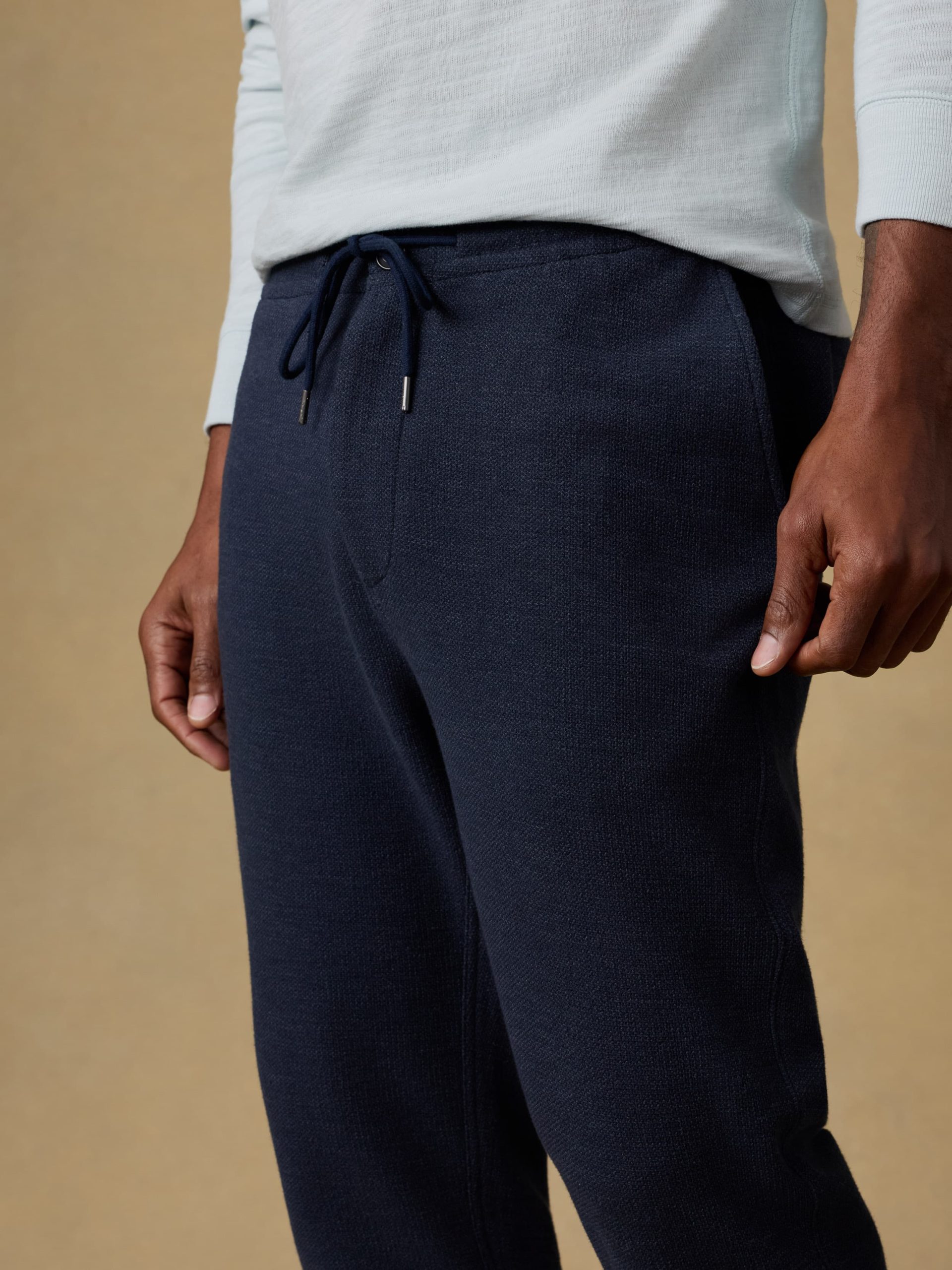 Highland Knit Pant - Navy Ridge Melange - Image 3