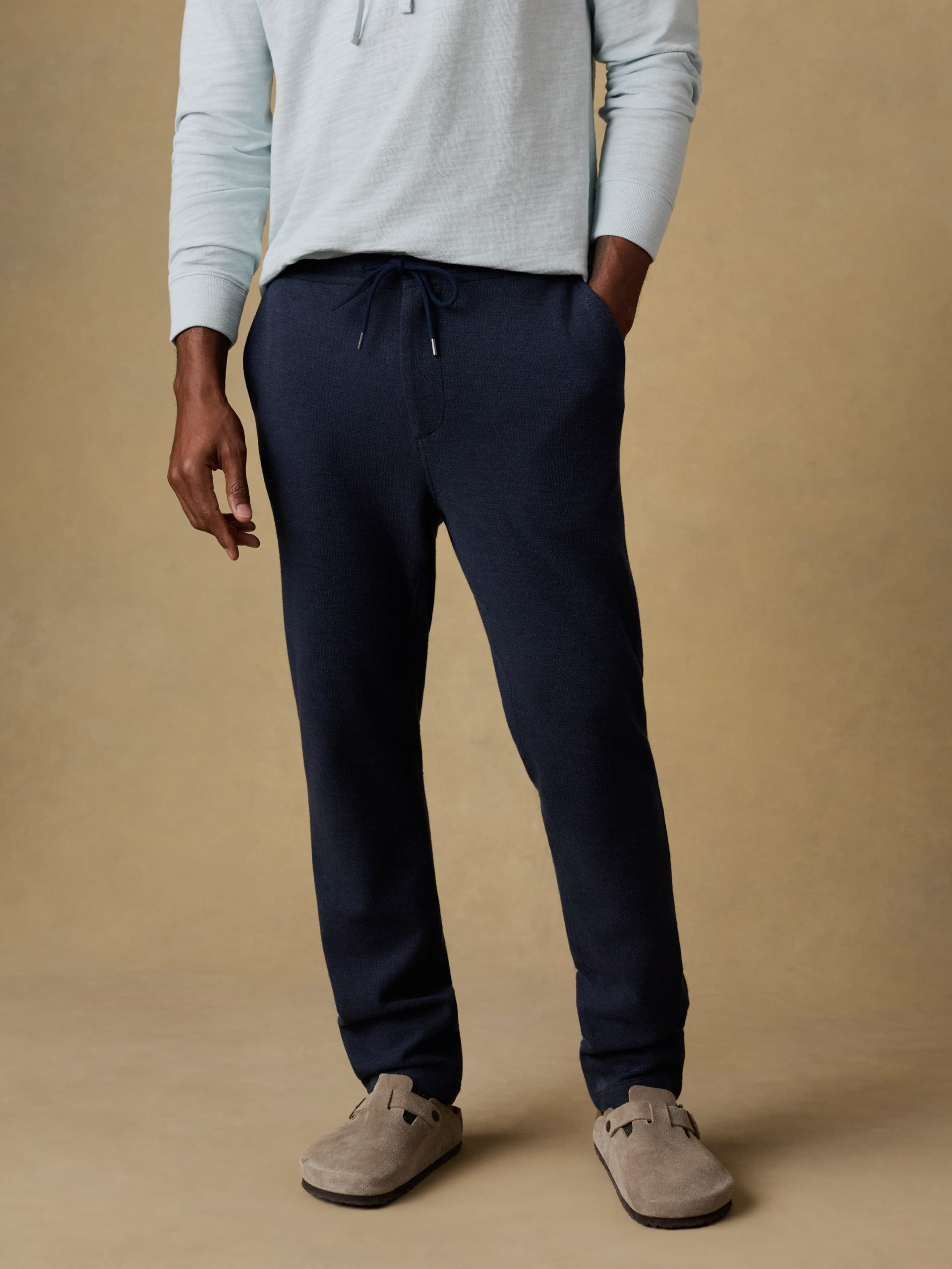 Highland Knit Pant - Navy Ridge Melange - Image 2