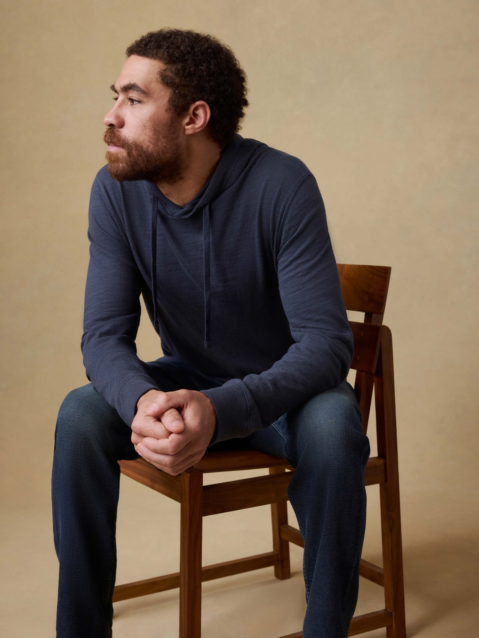 Sunwashed Organic Hoodie - Blue Nights - Image 4