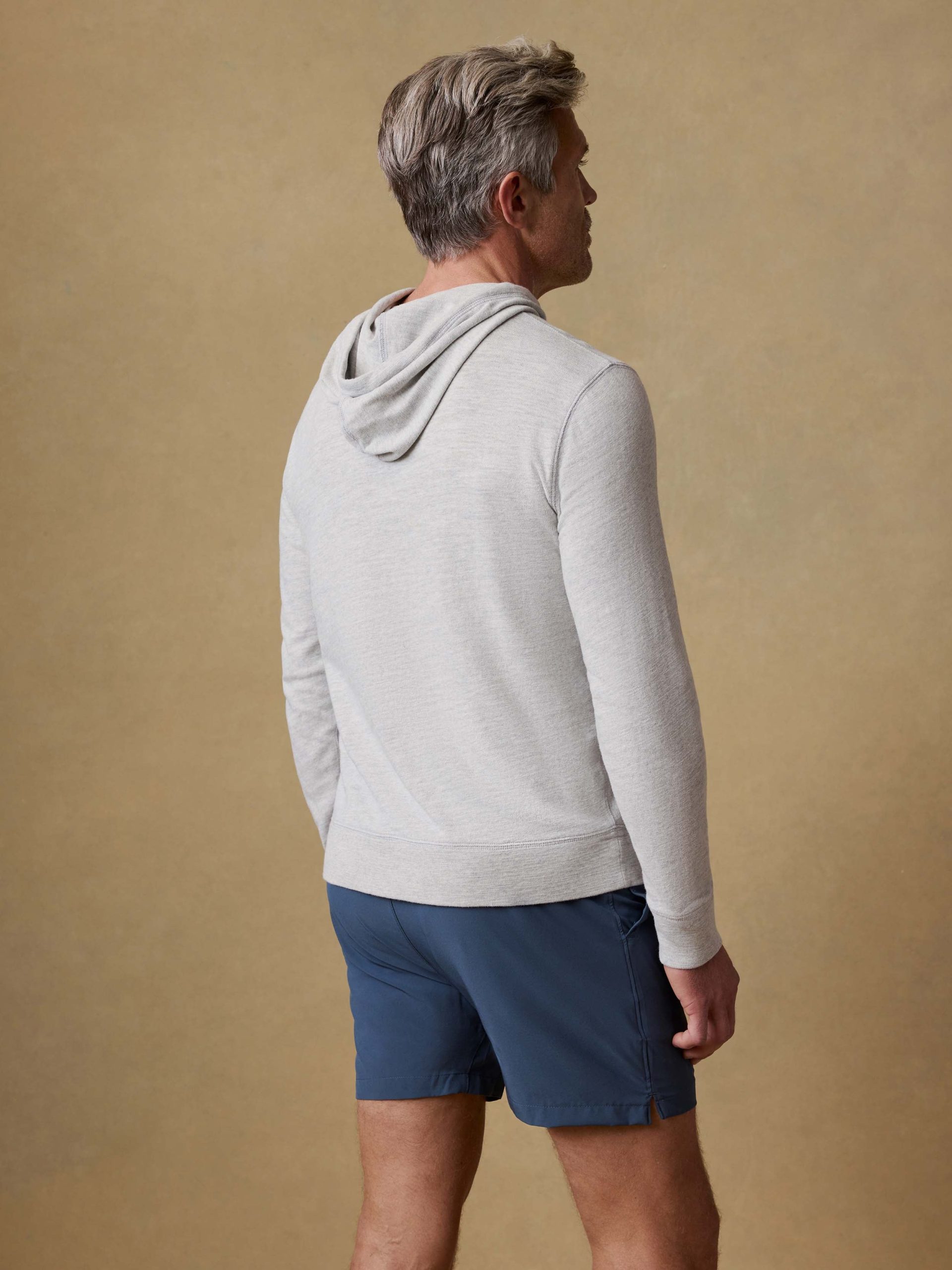 Sunwashed Organic Hoodie - Light Grey Heather - Image 3