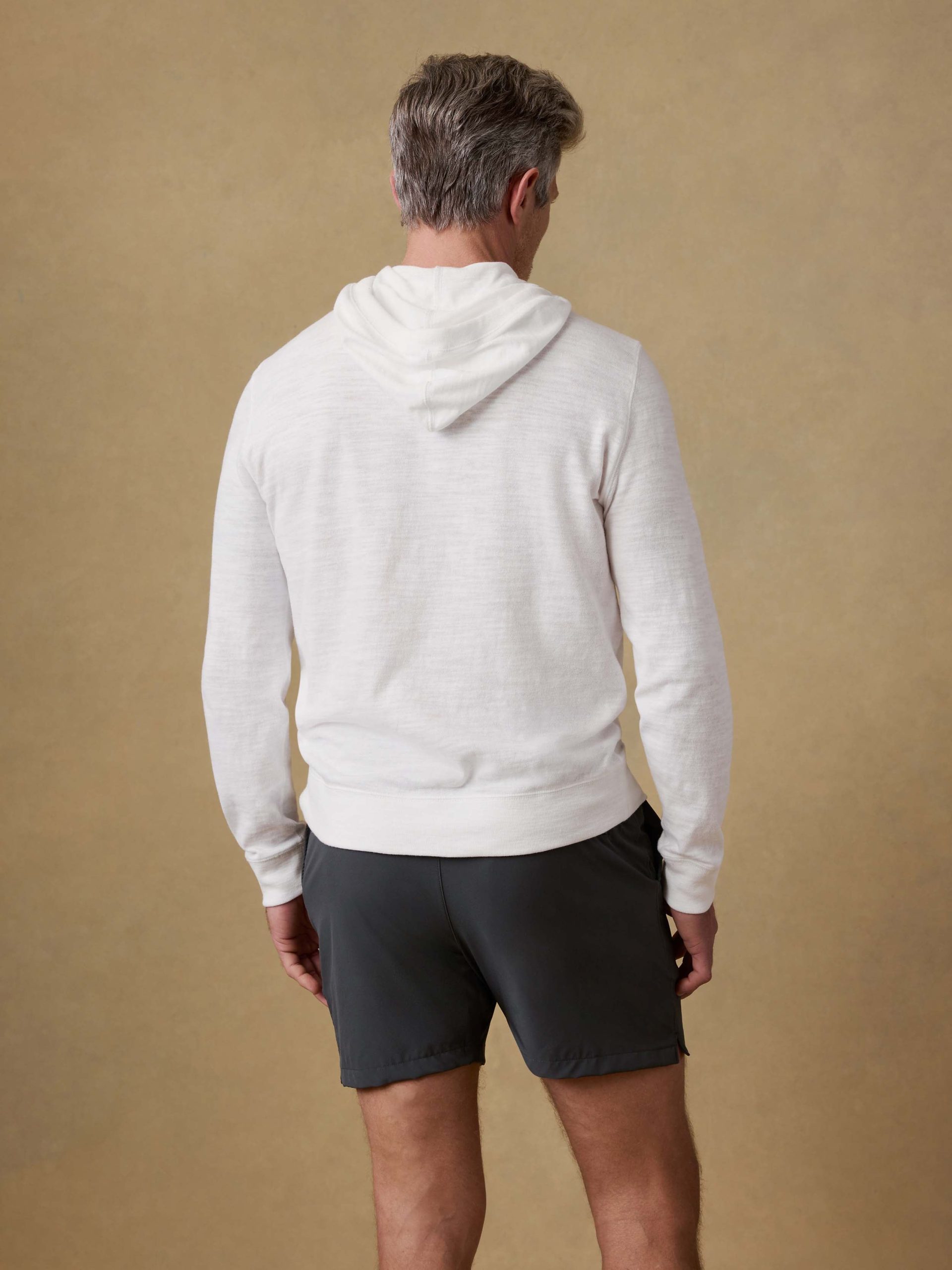 Sunwashed Organic Hoodie - White - Image 5