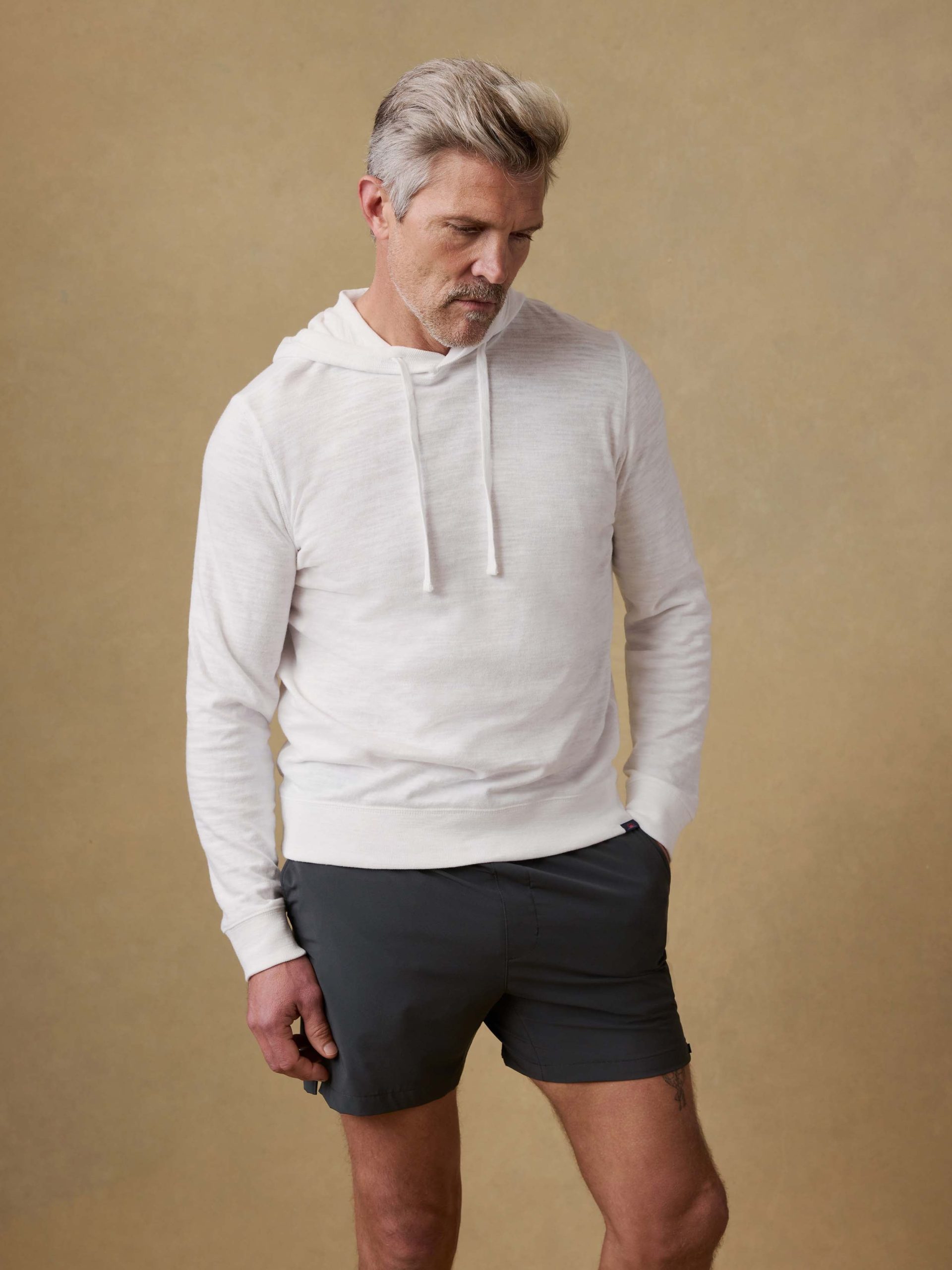 Sunwashed Organic Hoodie - White - Image 4