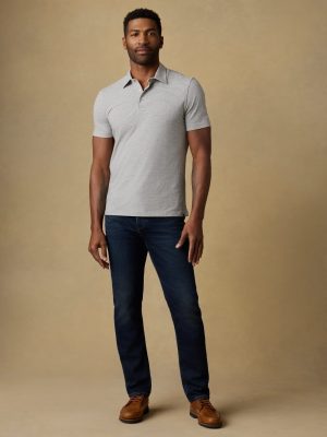 Short-Sleeve Movement? Polo - Dark Cloud Stripe