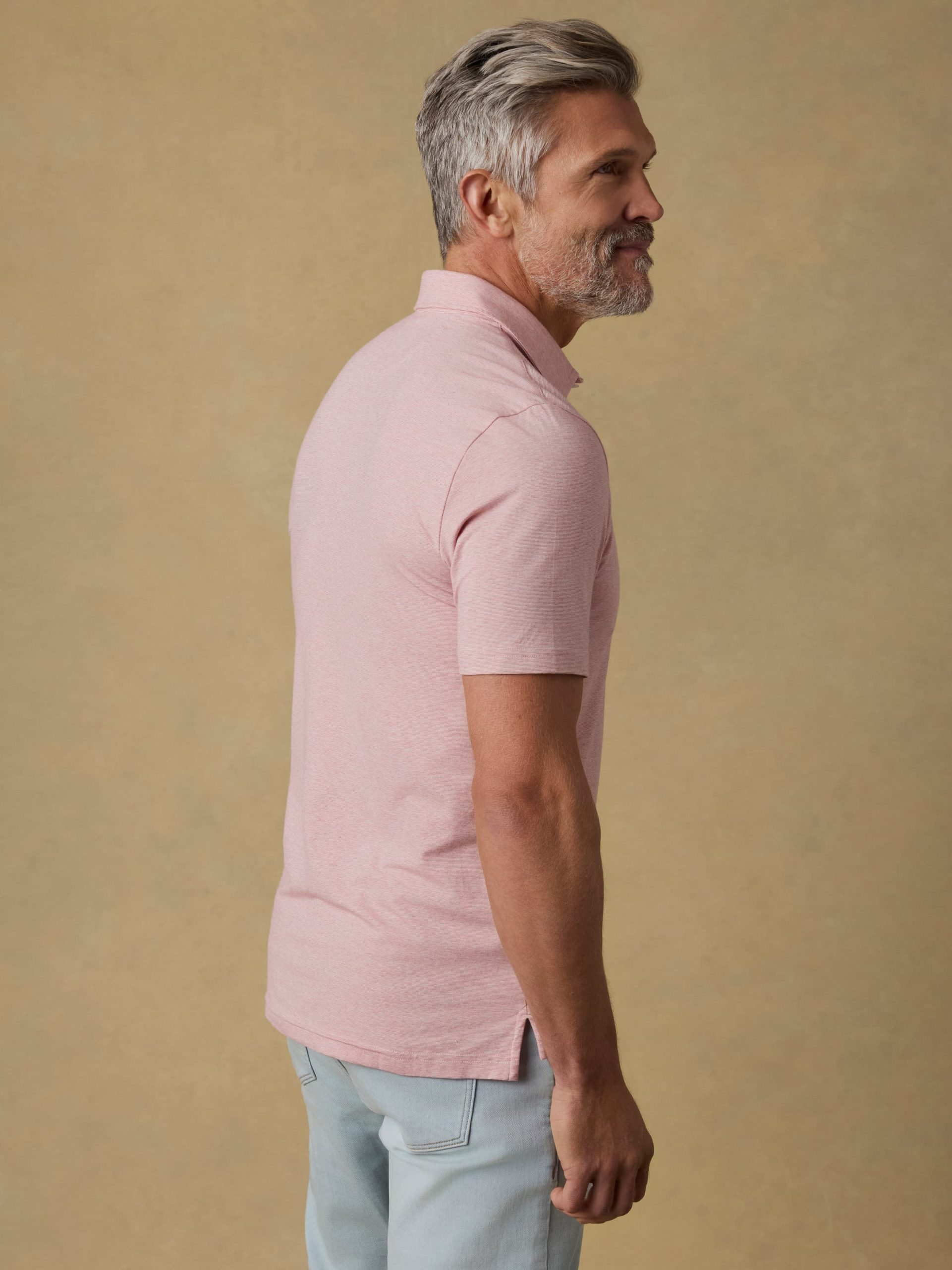 Short-Sleeve Movement? Polo - Ivory Rose Feeder - Image 3