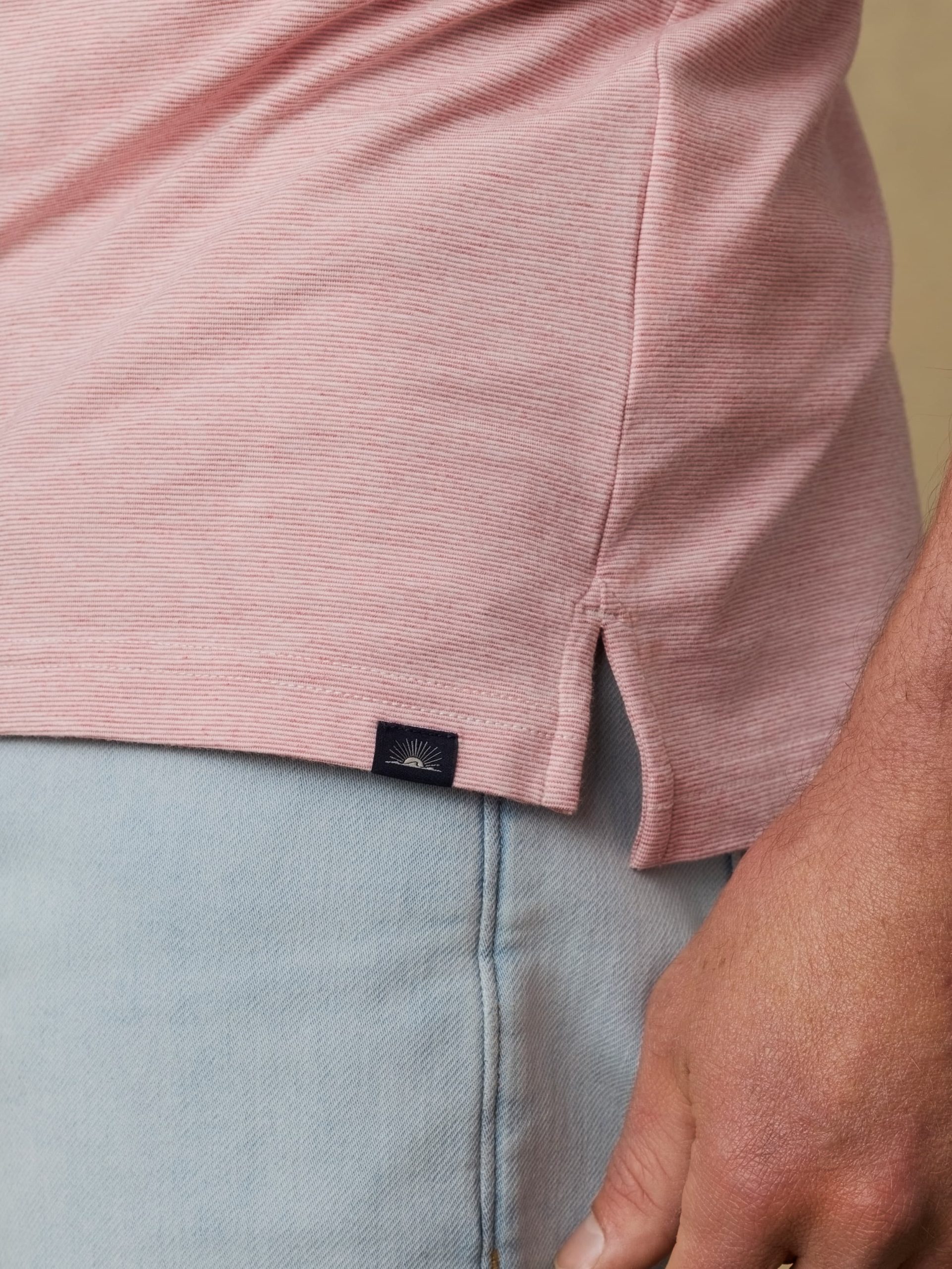 Short-Sleeve Movement? Polo - Ivory Rose Feeder - Image 6