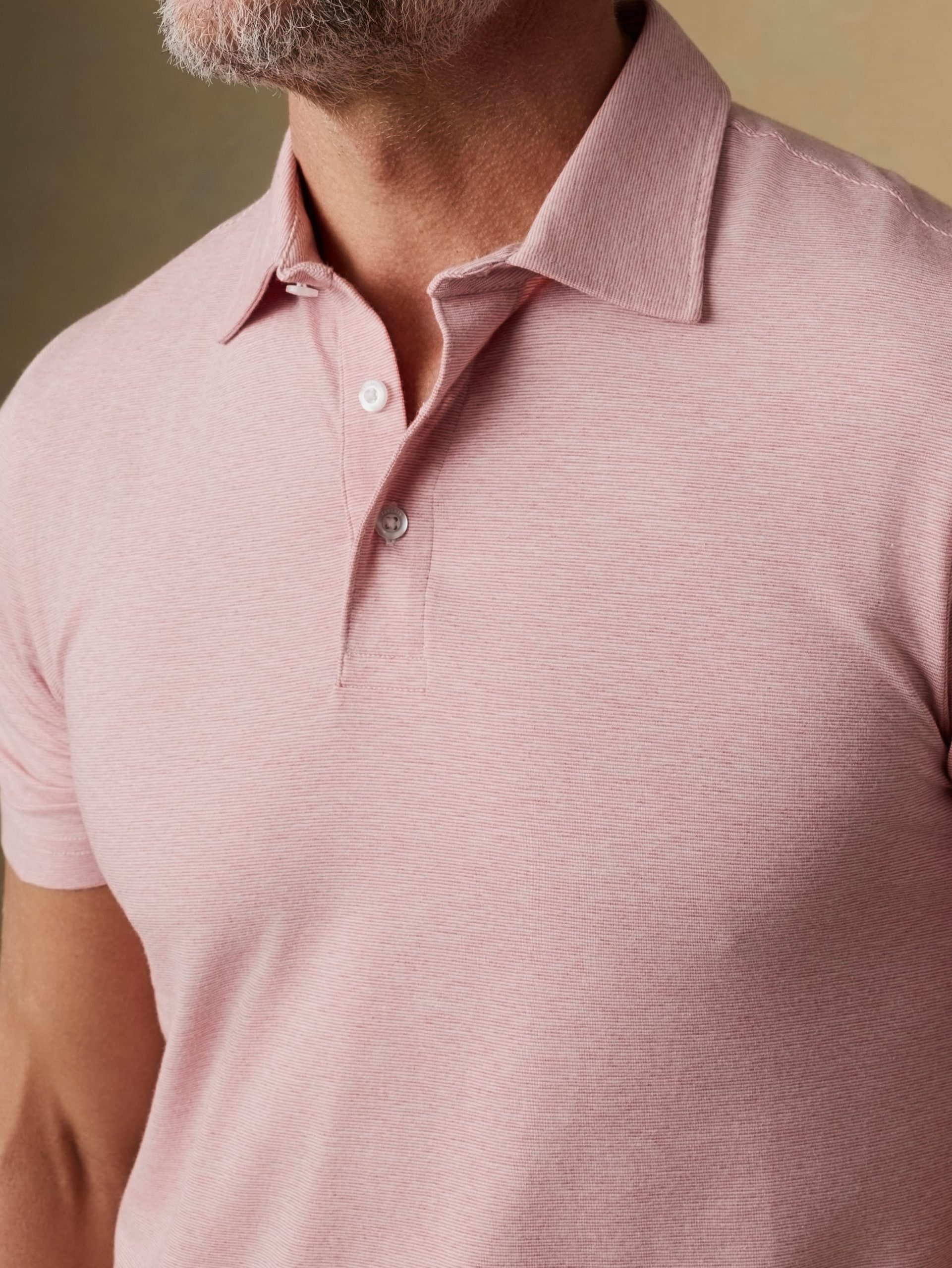 Short-Sleeve Movement? Polo - Ivory Rose Feeder - Image 5
