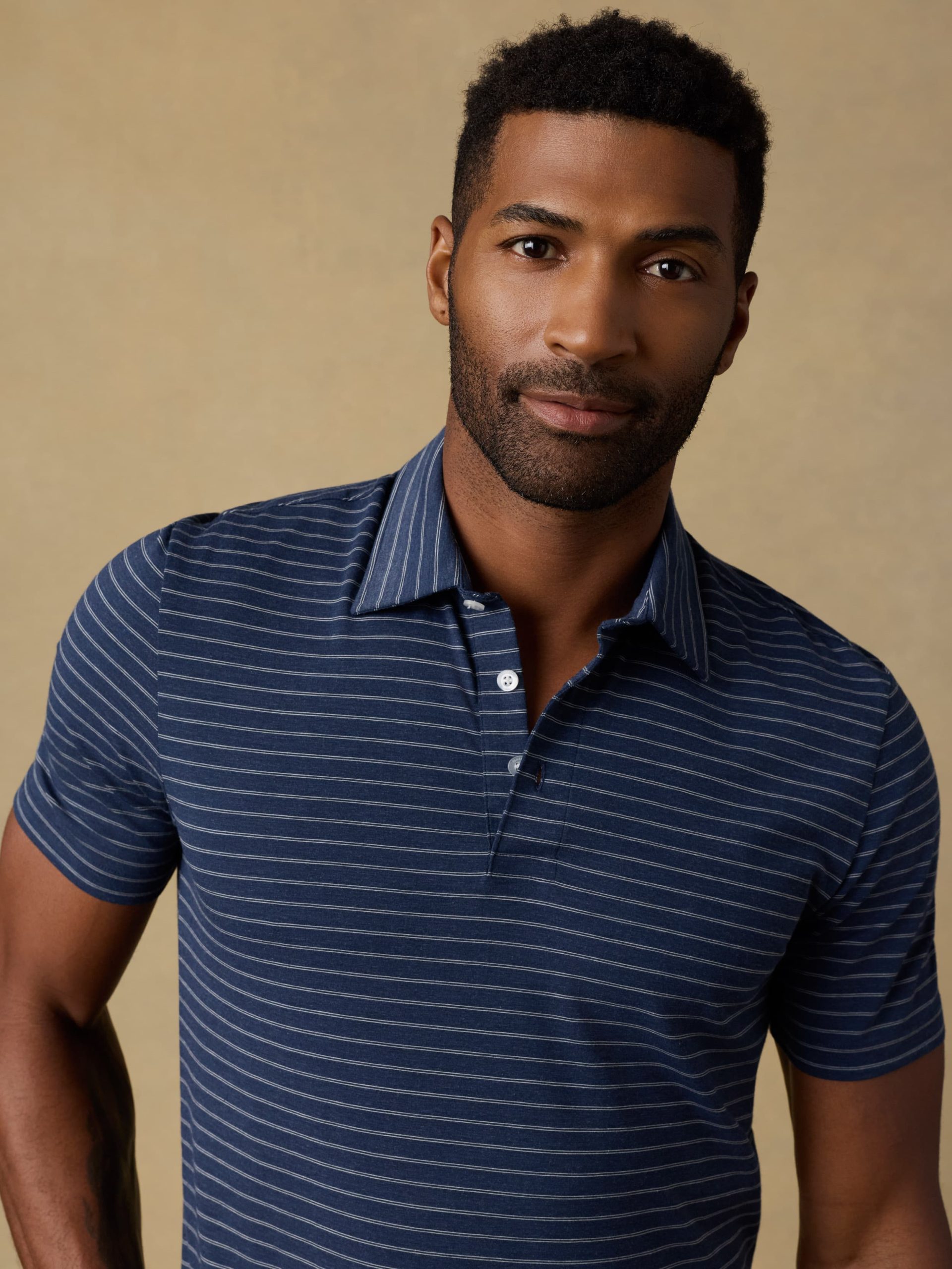 Short-Sleeve Movement? Polo - Ravine Waters Stripe - Image 5