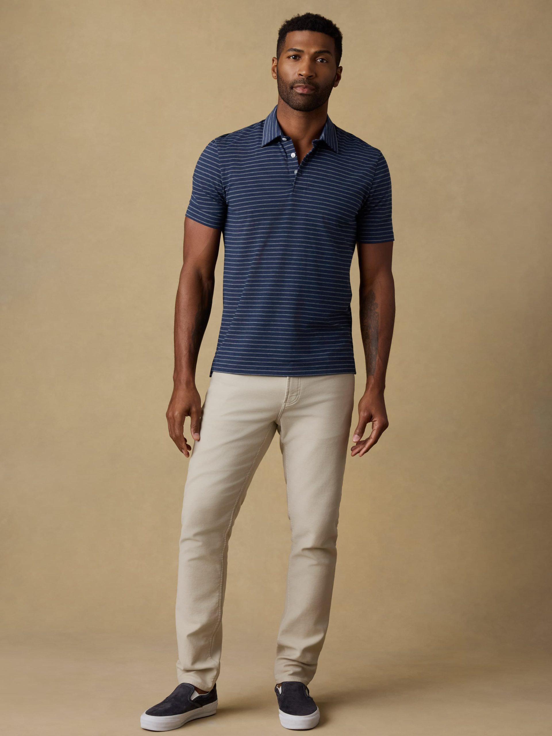 Short-Sleeve Movement? Polo - Ravine Waters Stripe - Image 3