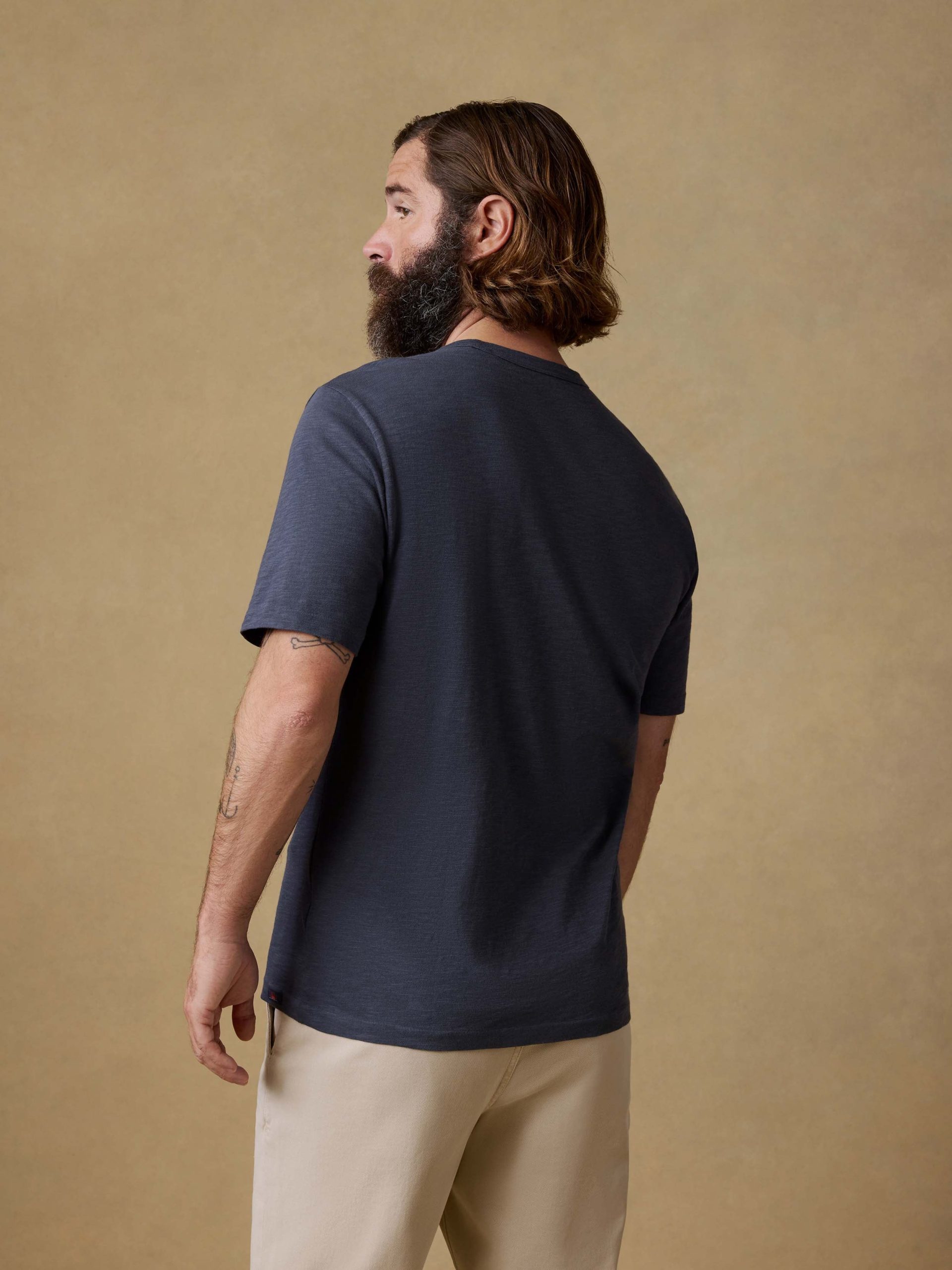 Sunwashed Regenerative Tee - Dune Navy - Image 4
