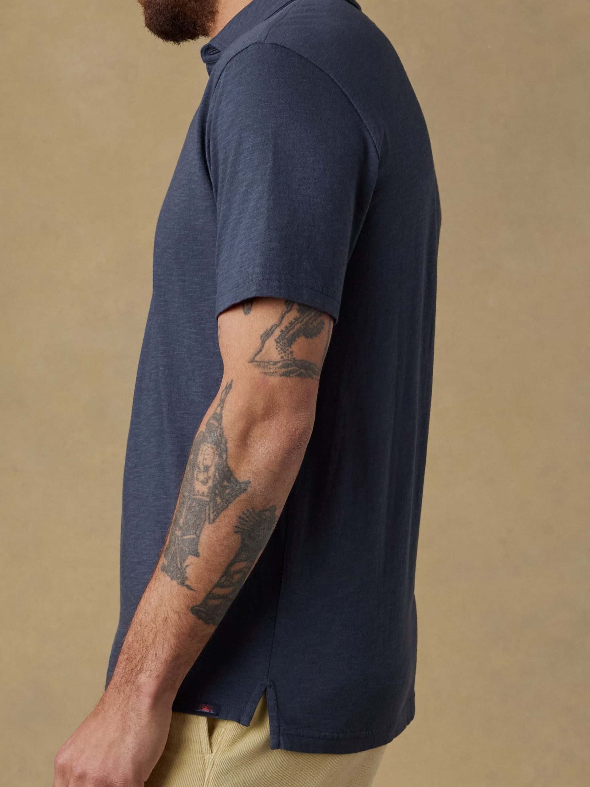 Sunwashed T-Shirt Polo - Dune Navy - Image 5