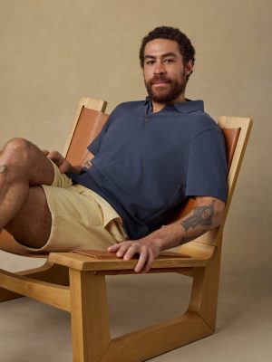Sunwashed T-Shirt Polo - Dune Navy