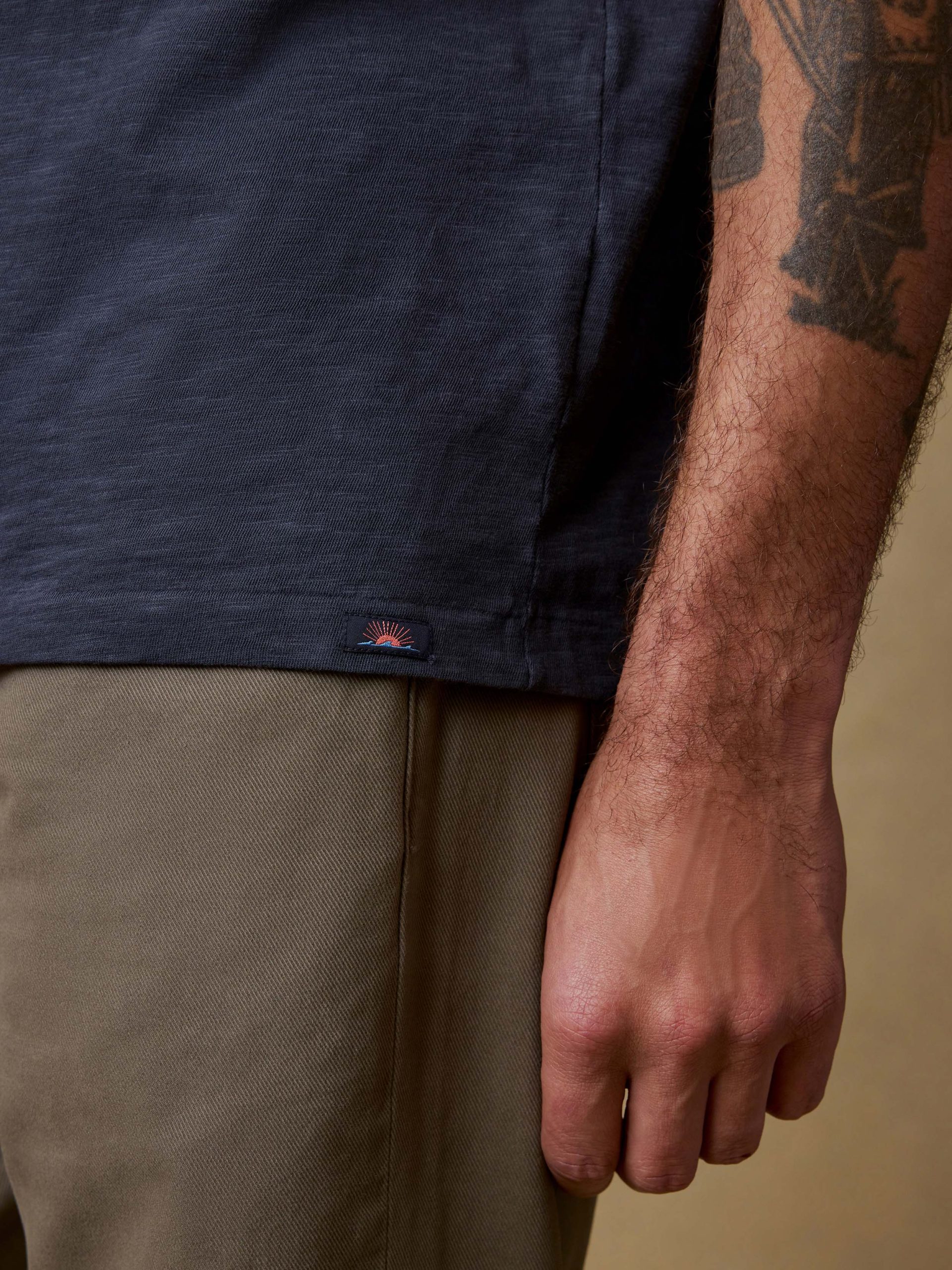 Sunwashed Regenerative Pocket Tee - Dune Navy - Image 5