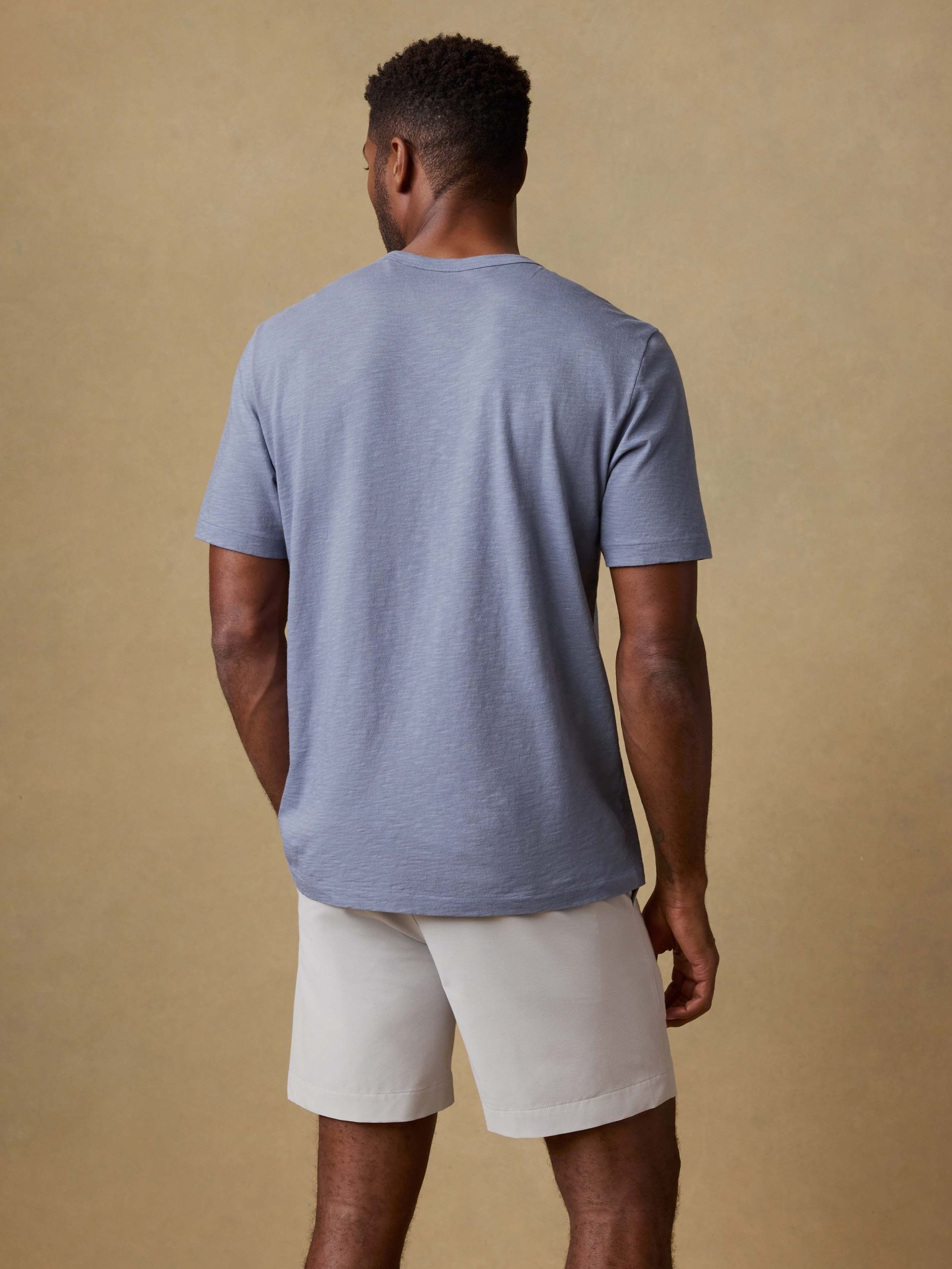 Sunwashed Regenerative Pocket Tee - Flint Sky - Image 3