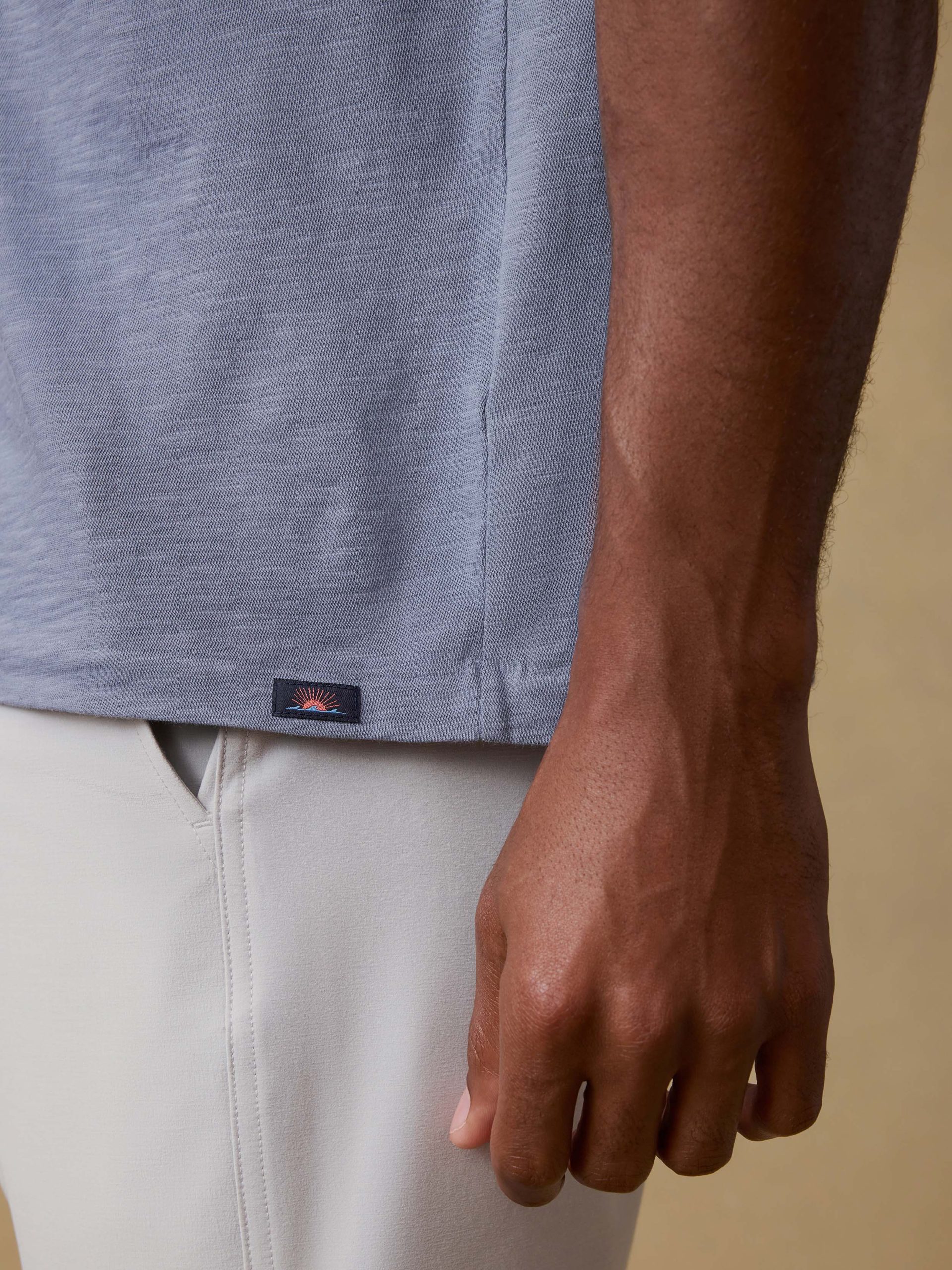 Sunwashed Regenerative Pocket Tee - Flint Sky - Image 5