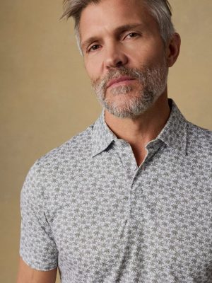Short-Sleeve Movement? Pique Polo - Olive Palm Beach