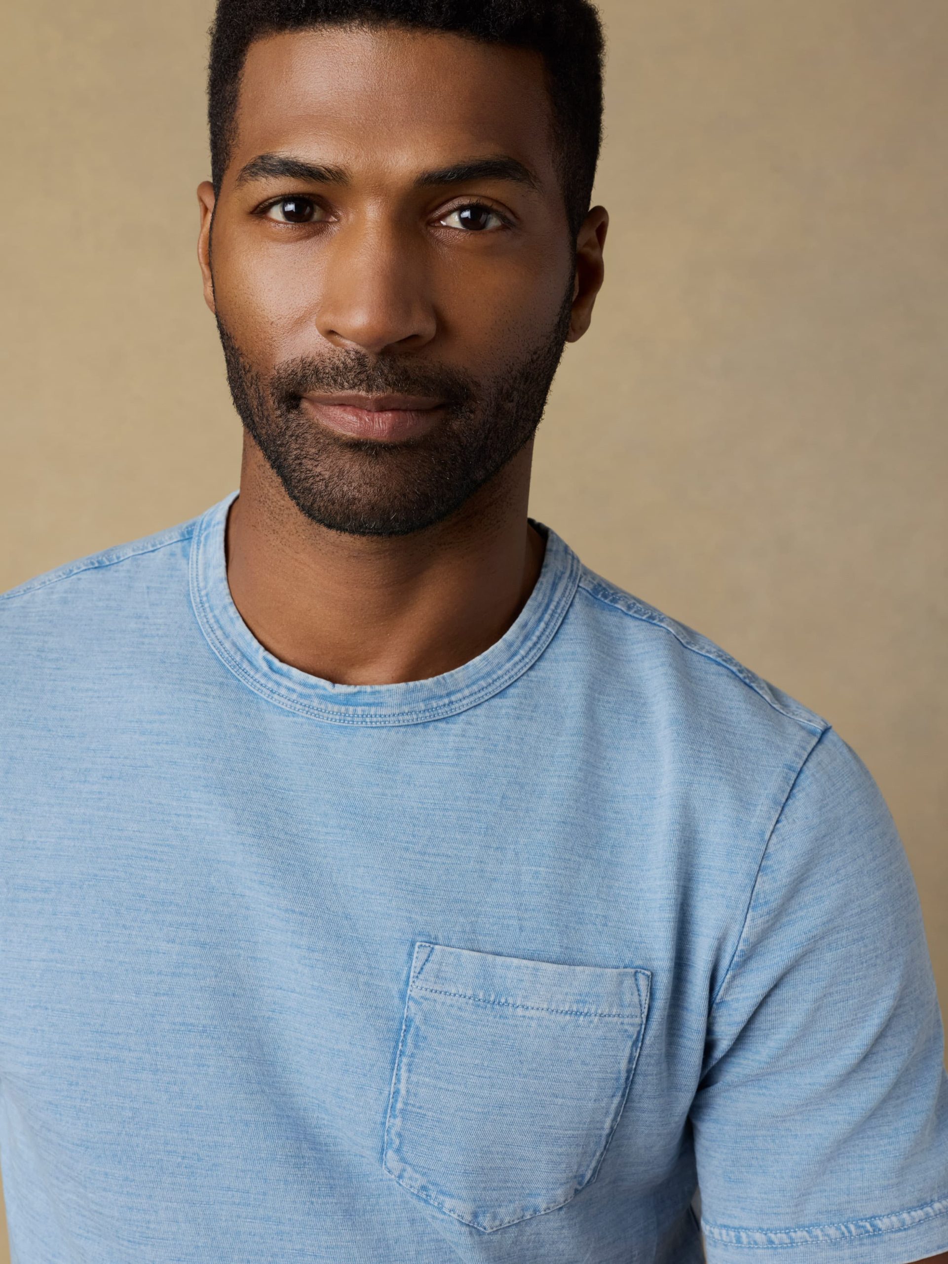 Short-Sleeve Indigo Pocket Tee - 10-Year Wash - Image 5