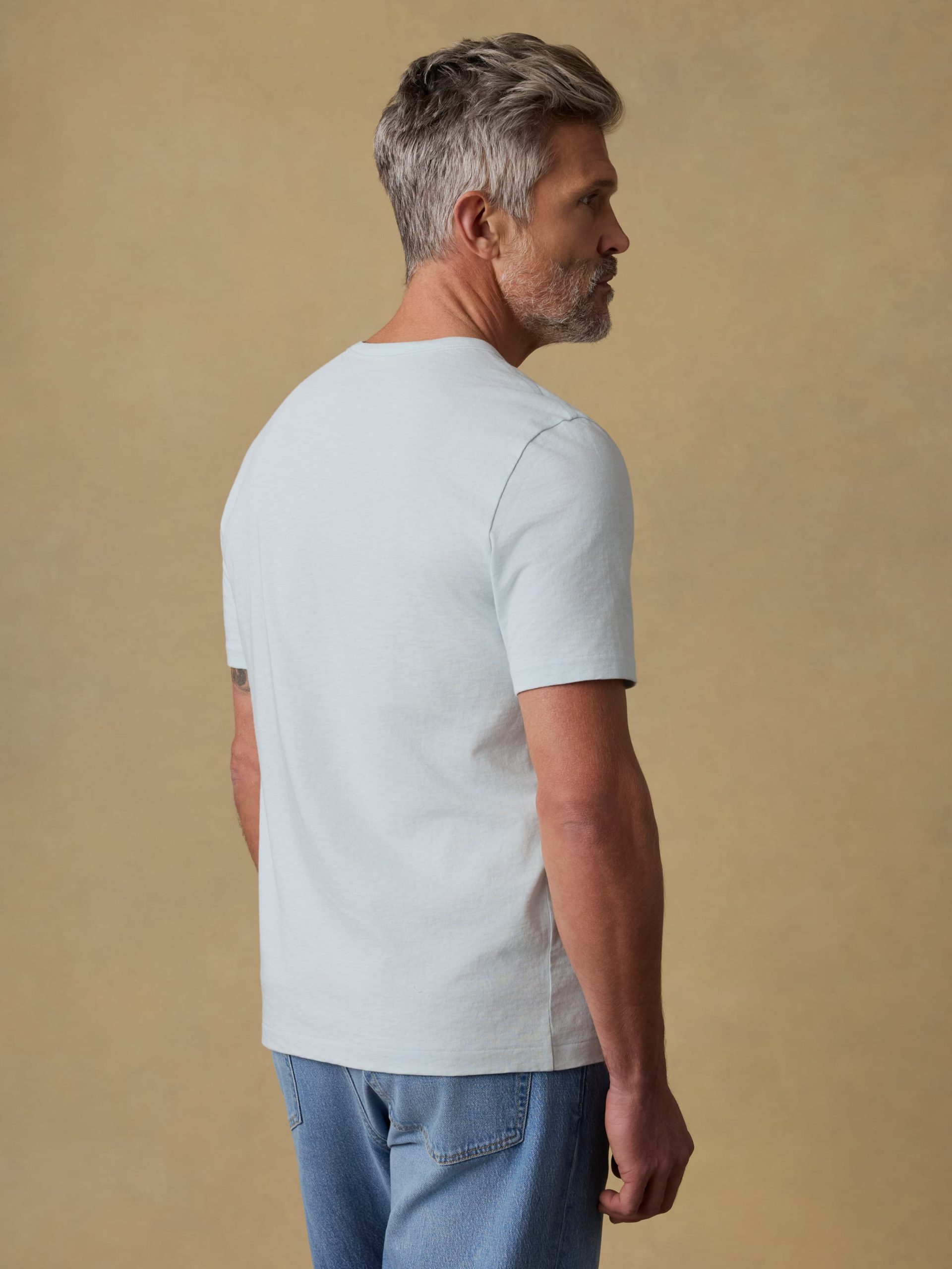 Surf Shop Sunwashed Tee - Sky - Image 3