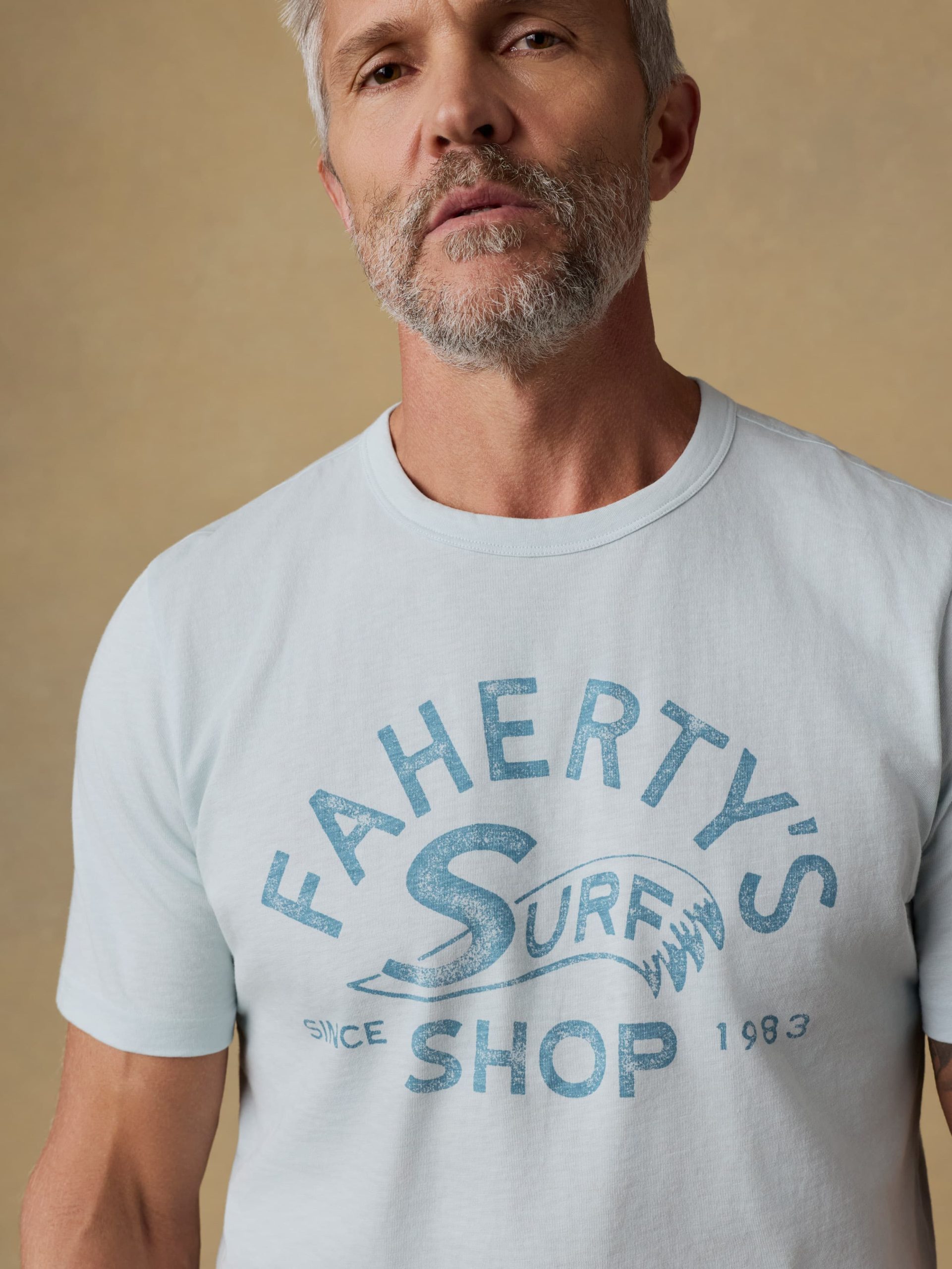 Surf Shop Sunwashed Tee - Sky - Image 4