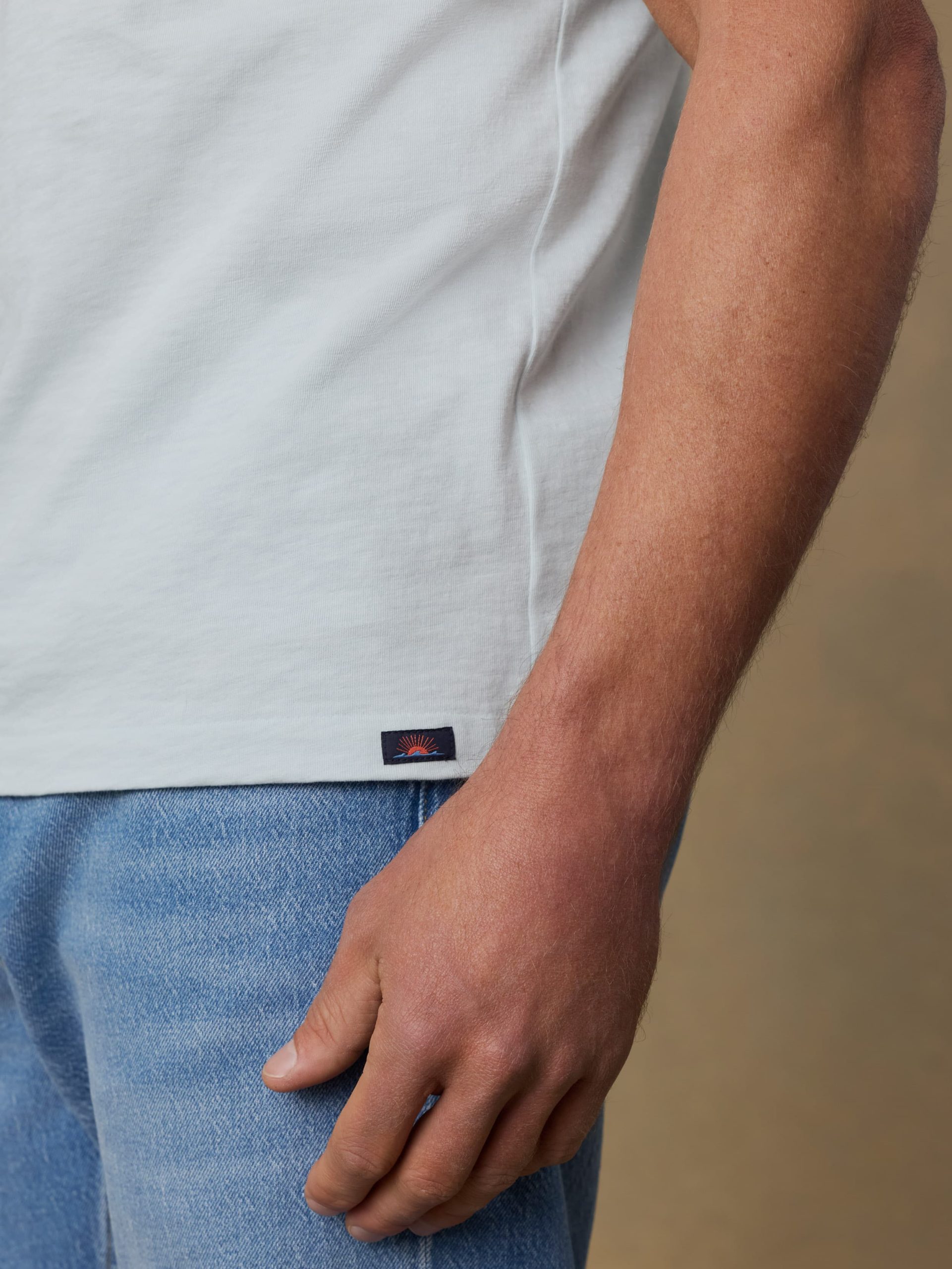 Surf Shop Sunwashed Tee - Sky - Image 5