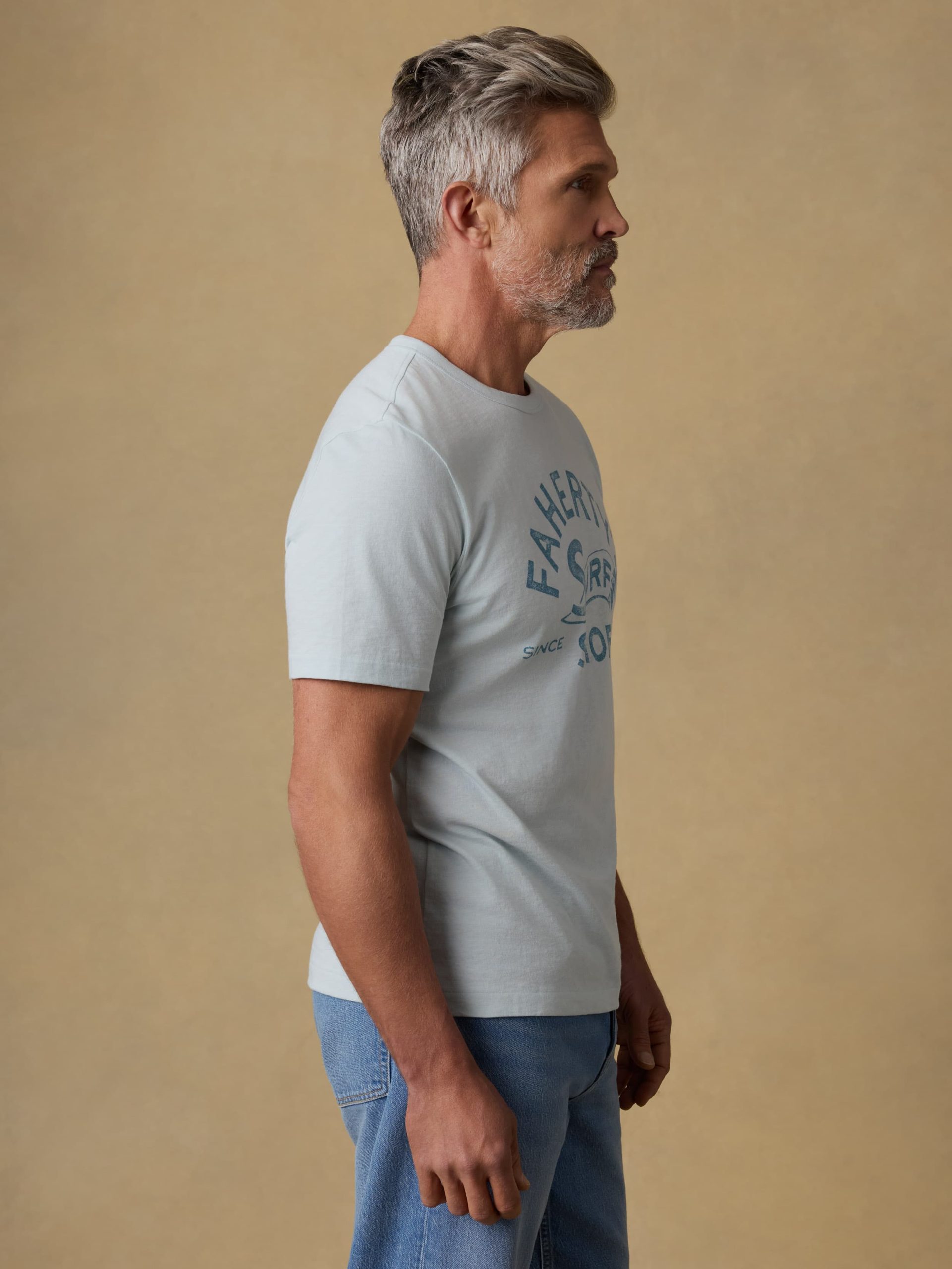 Surf Shop Sunwashed Tee - Sky - Image 6