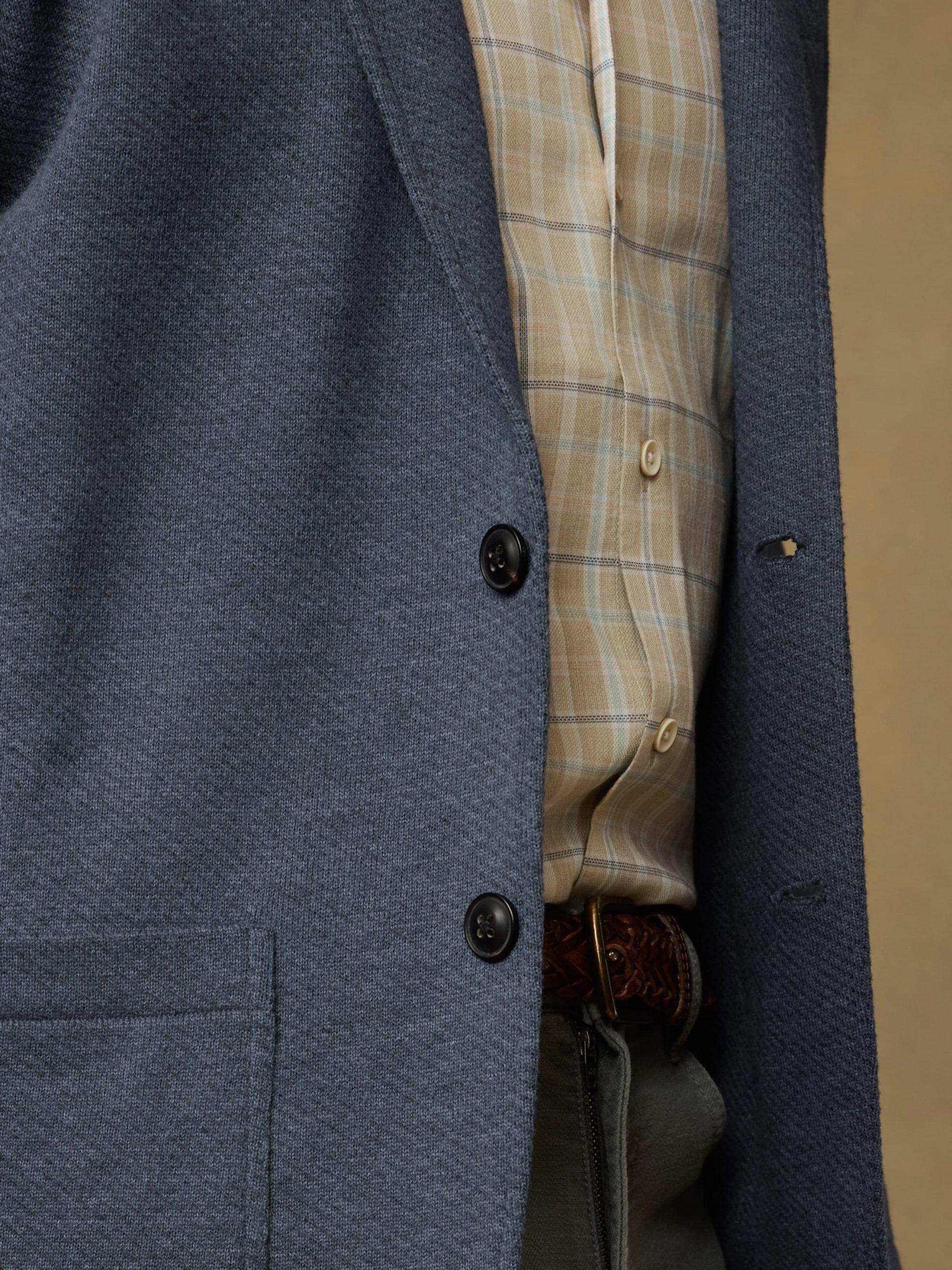 Inlet Knit Blazer - Deep Navy Melange - Image 7