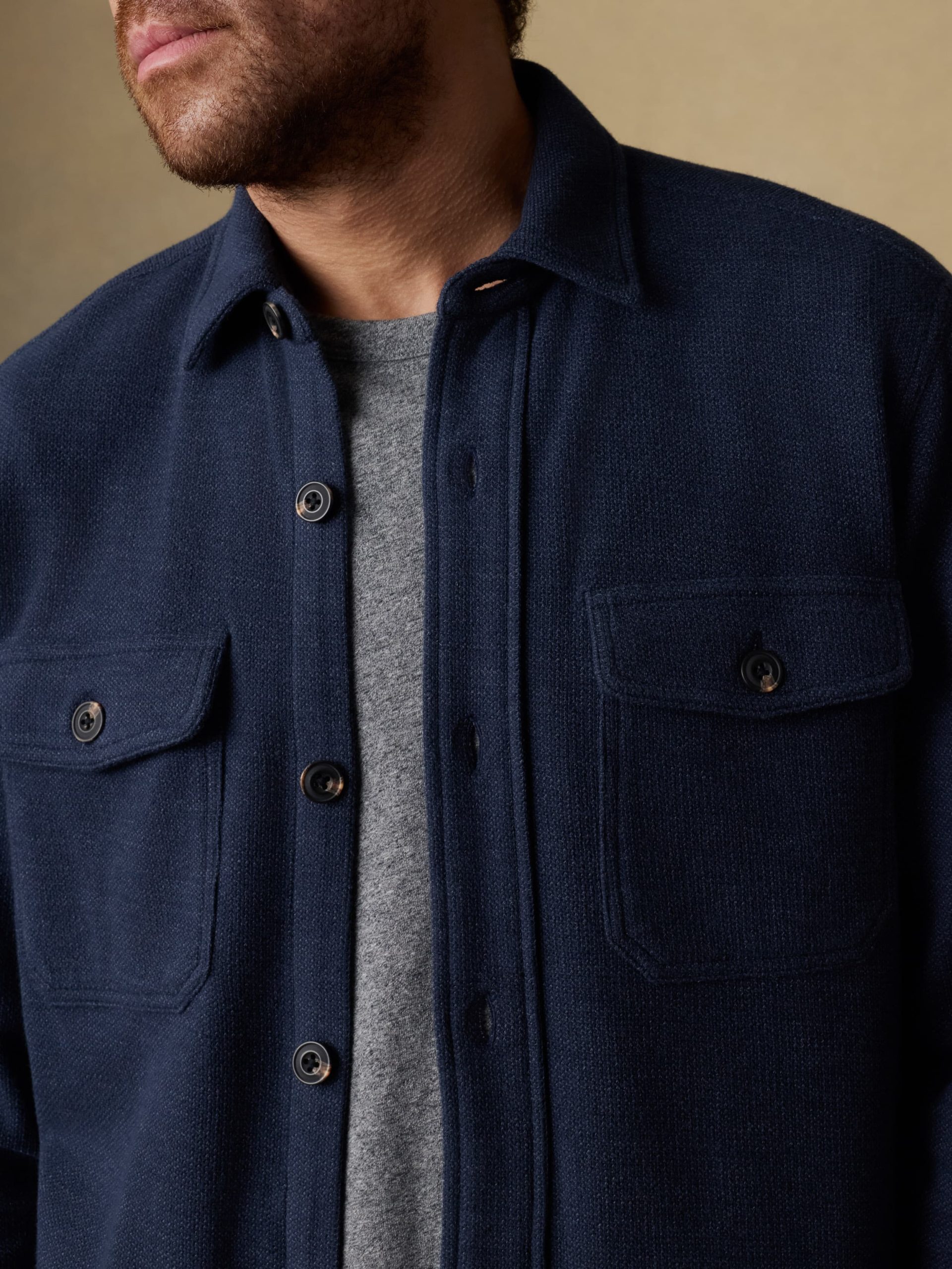 Highland Knit CPO - Navy Ridge Melange - Image 6