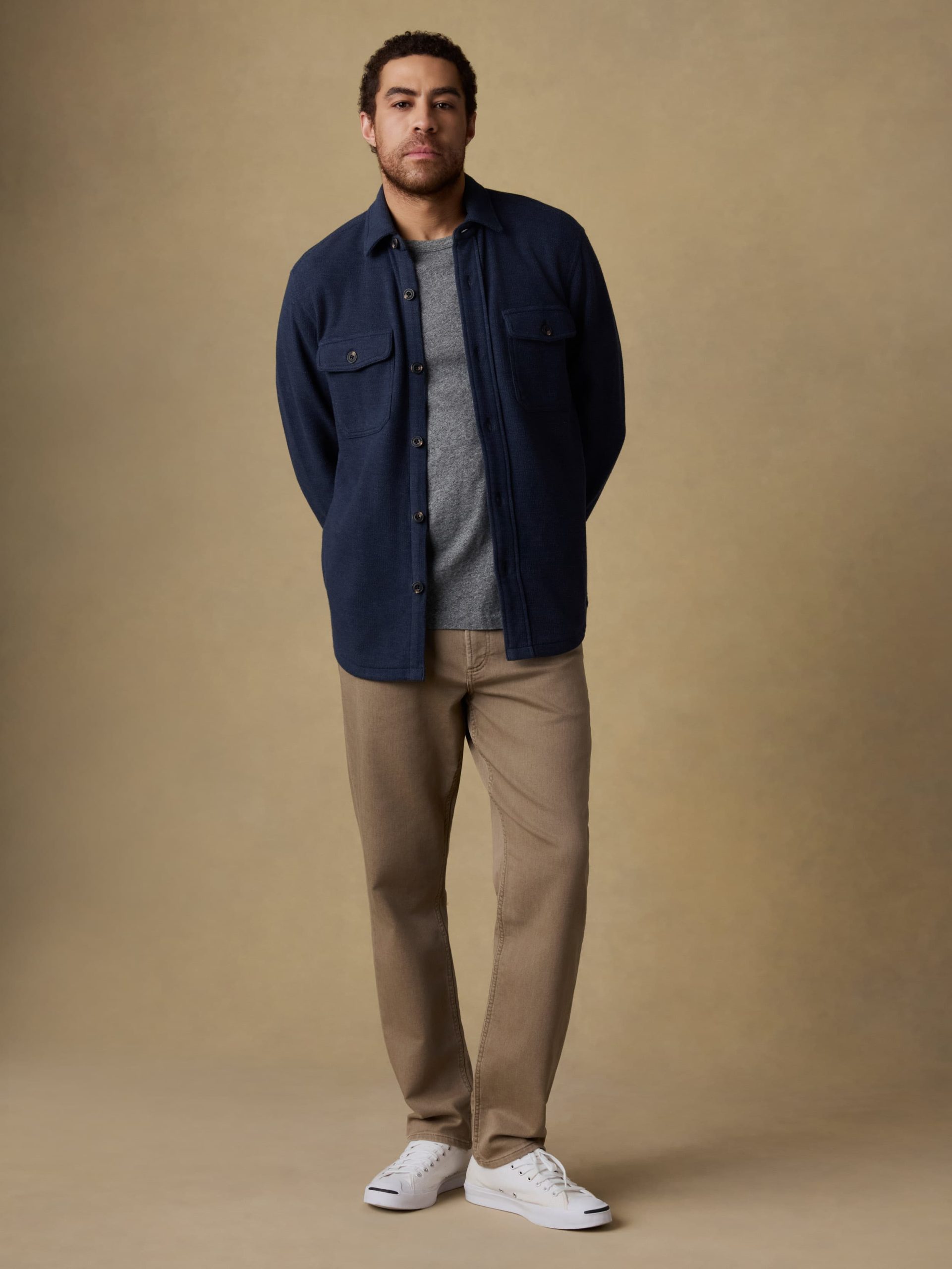 Highland Knit CPO - Navy Ridge Melange - Image 3