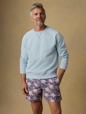 High Standard Fleece Crew - Blue Brook