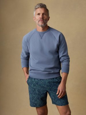 High Standard Fleece Crew - Flint Sky